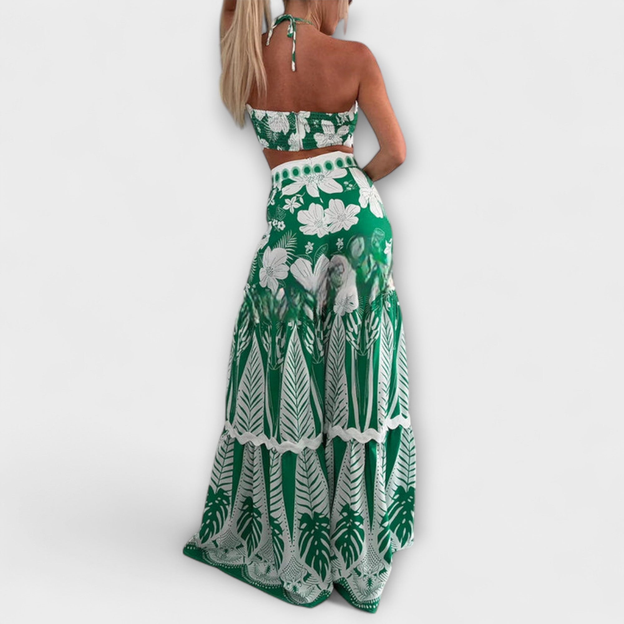 Zella ™ |Cassie Ric Rac Trim Halter Ring Set