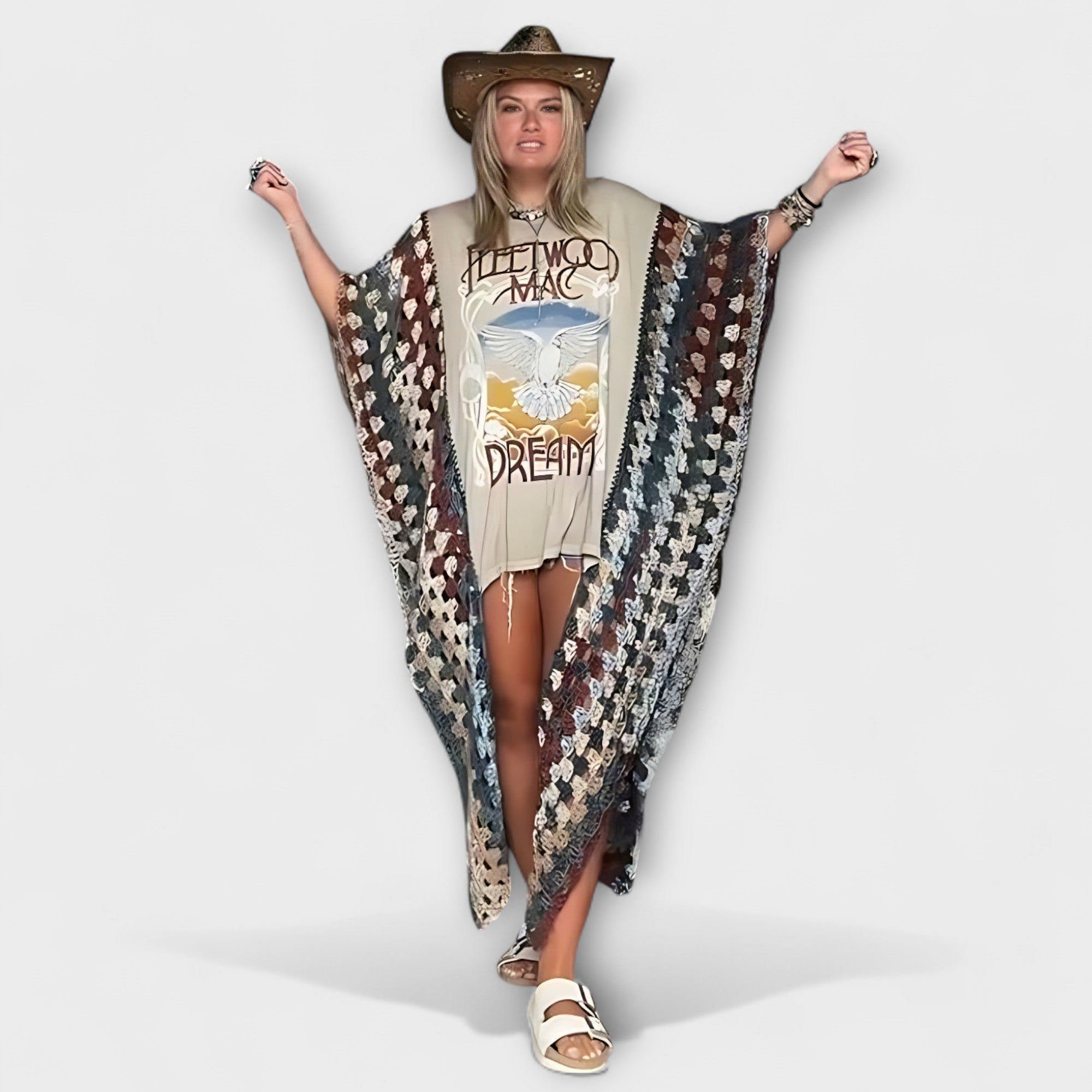 Molly ™ |Cardina Háčkované tričko