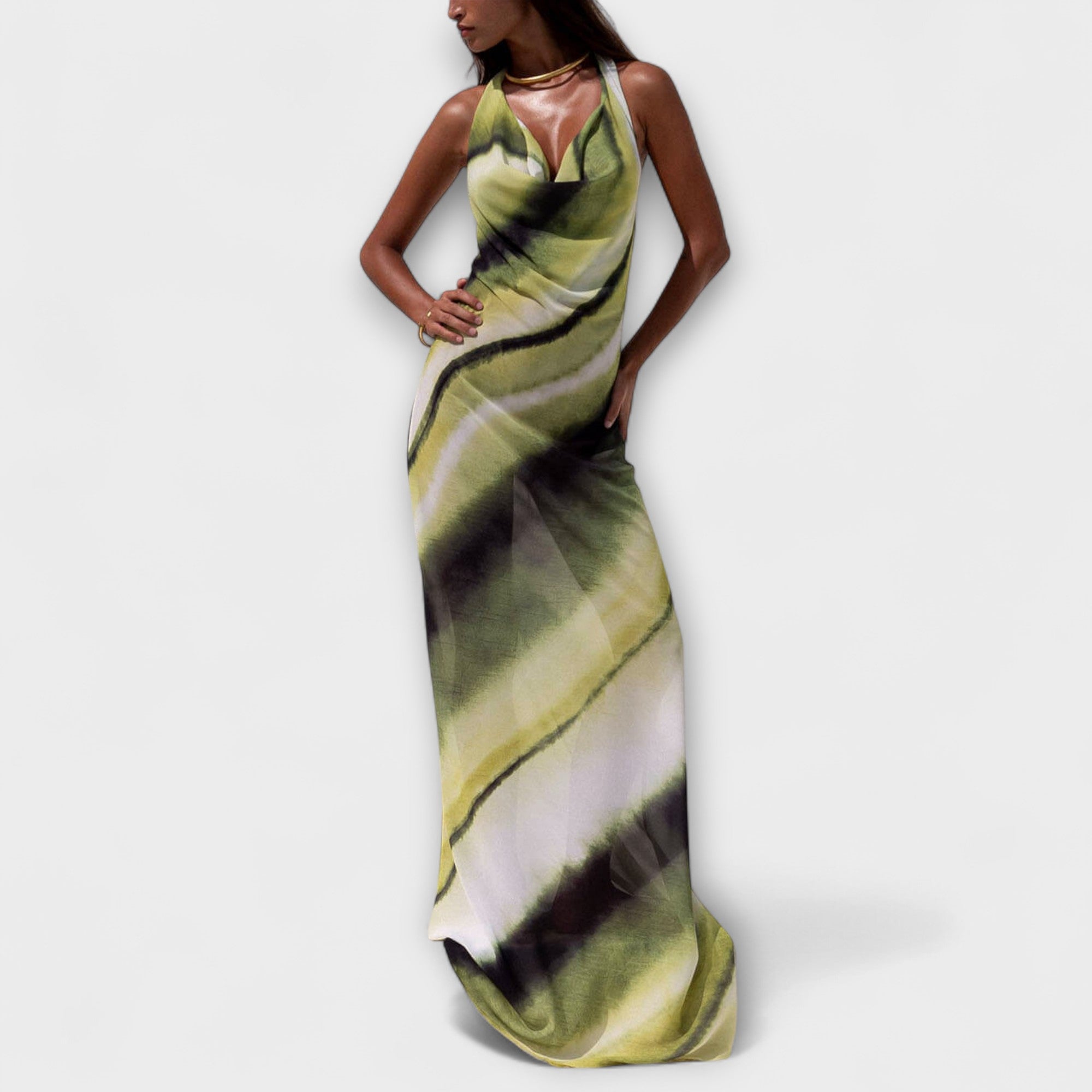 Eliána ™ |Klasické Tie-Dye Gradient Maxi Šaty