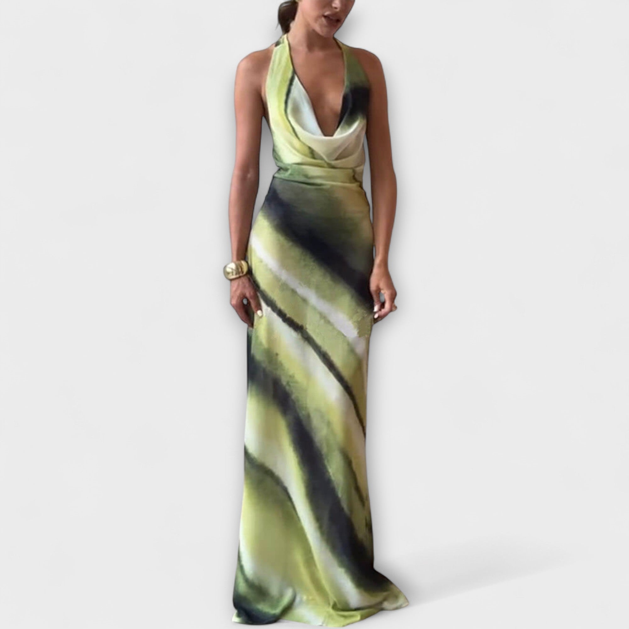 Eliána ™ |Klasické Tie-Dye Gradient Maxi Šaty