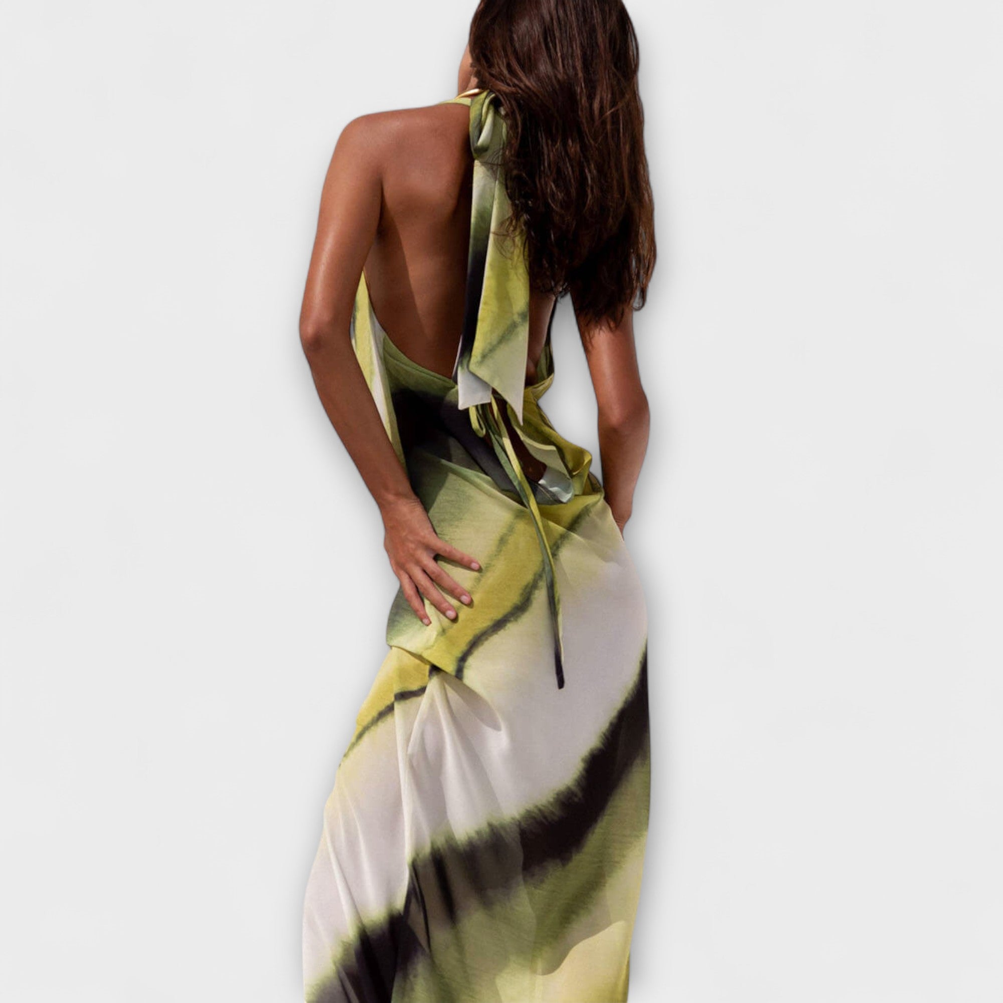 Eliána ™ |Klasické Tie-Dye Gradient Maxi Šaty