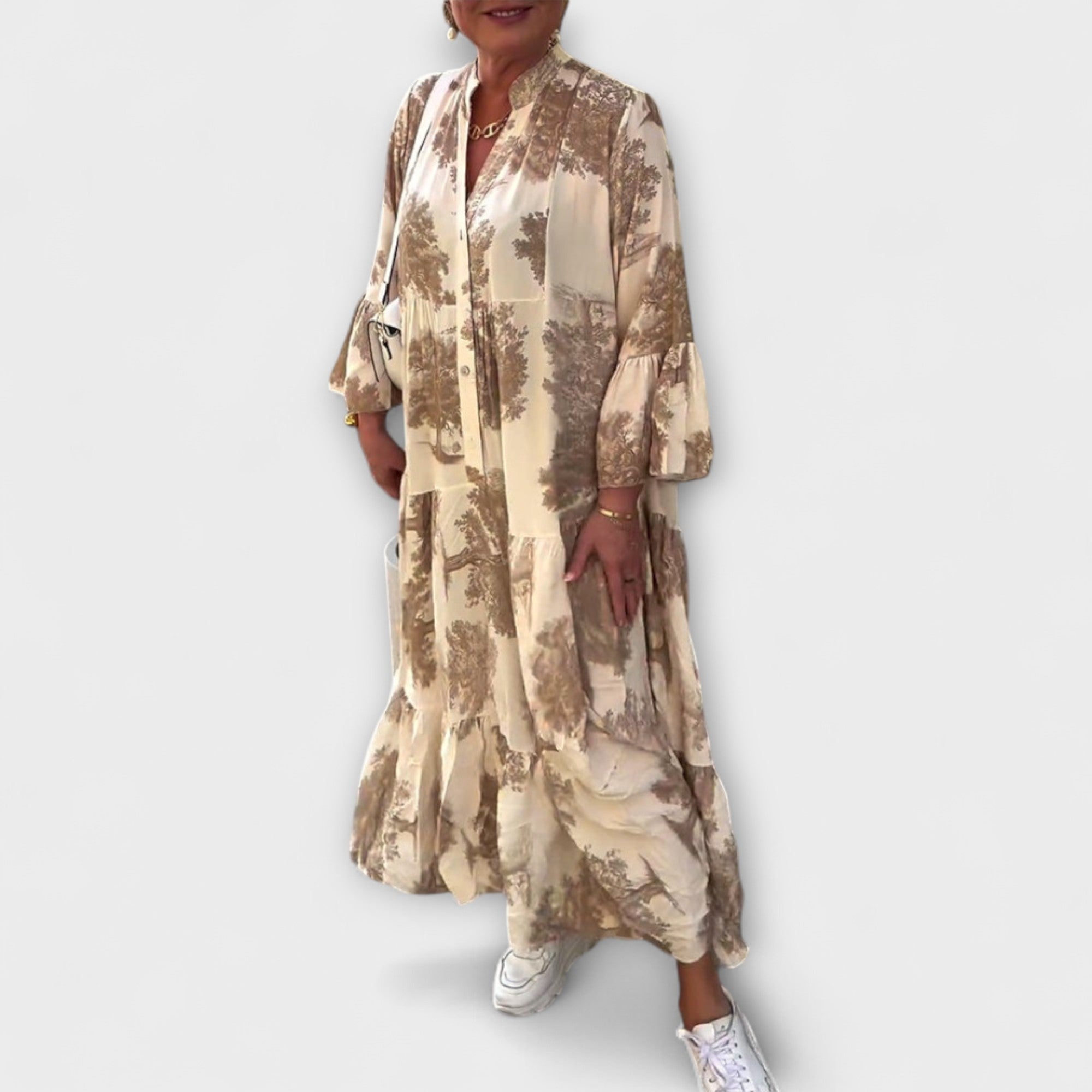 Nerina ™ | Elegantné Kvetinové Maxi Šaty