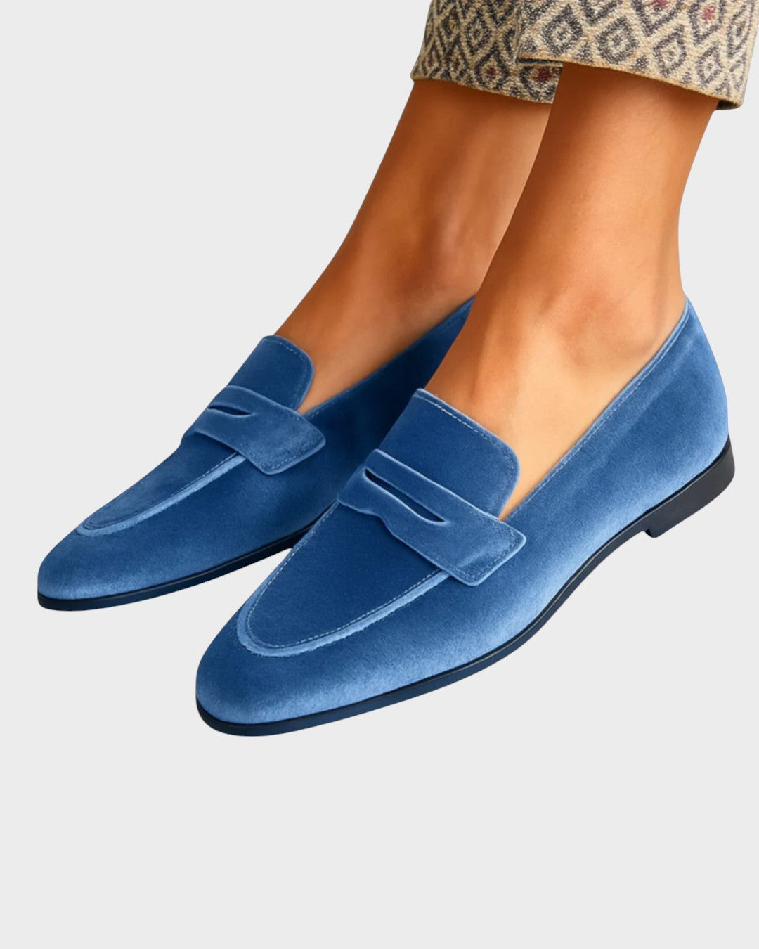 Elvíra™ | Mokasíny z mäkkého zamatu