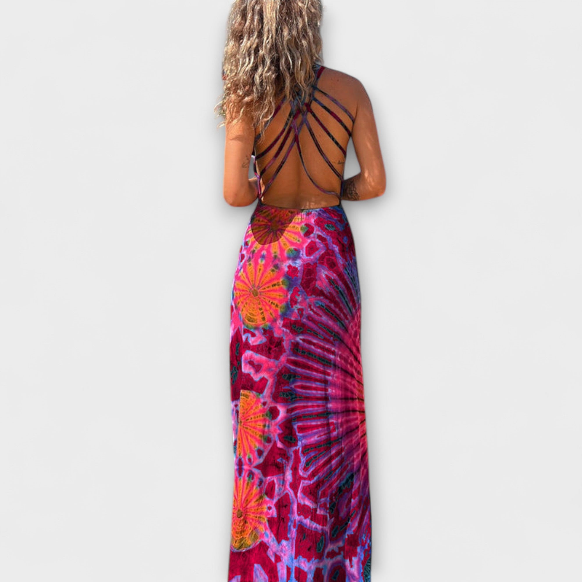 Ronja ™ | La Bamba Tie-Dye Print Maxikrása