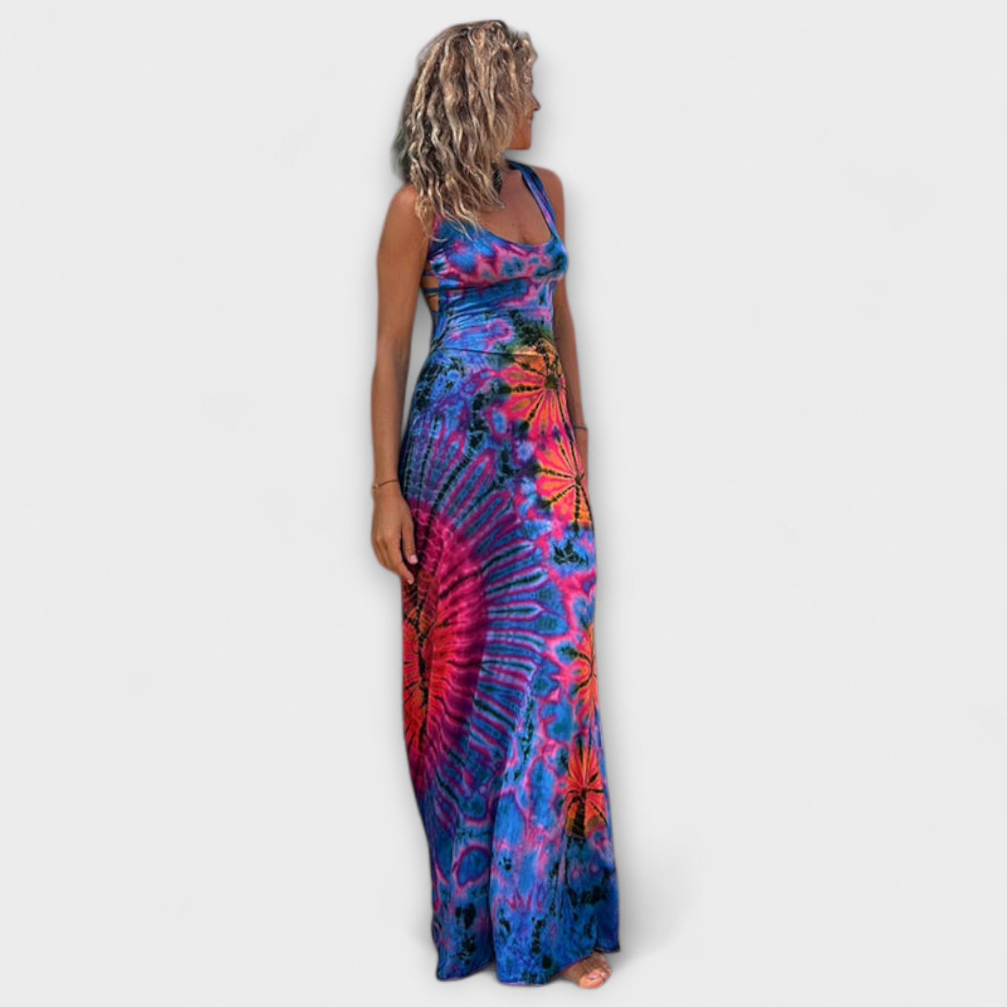 Ronja ™ | La Bamba Tie-Dye Print Maxikrása