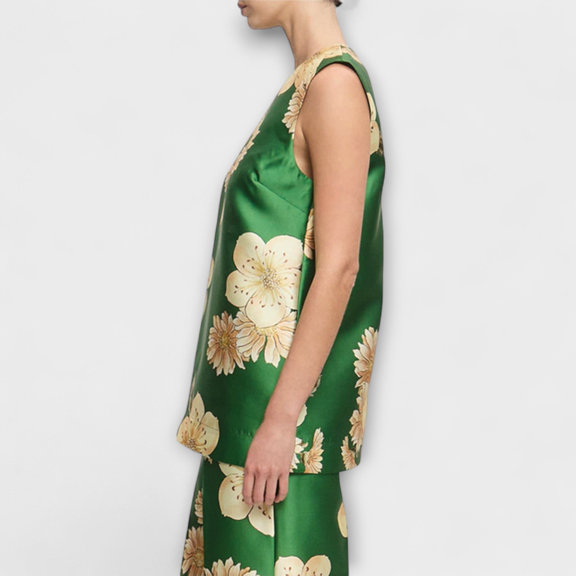 Clea ™ | Sage Bezramenný nohavicový set