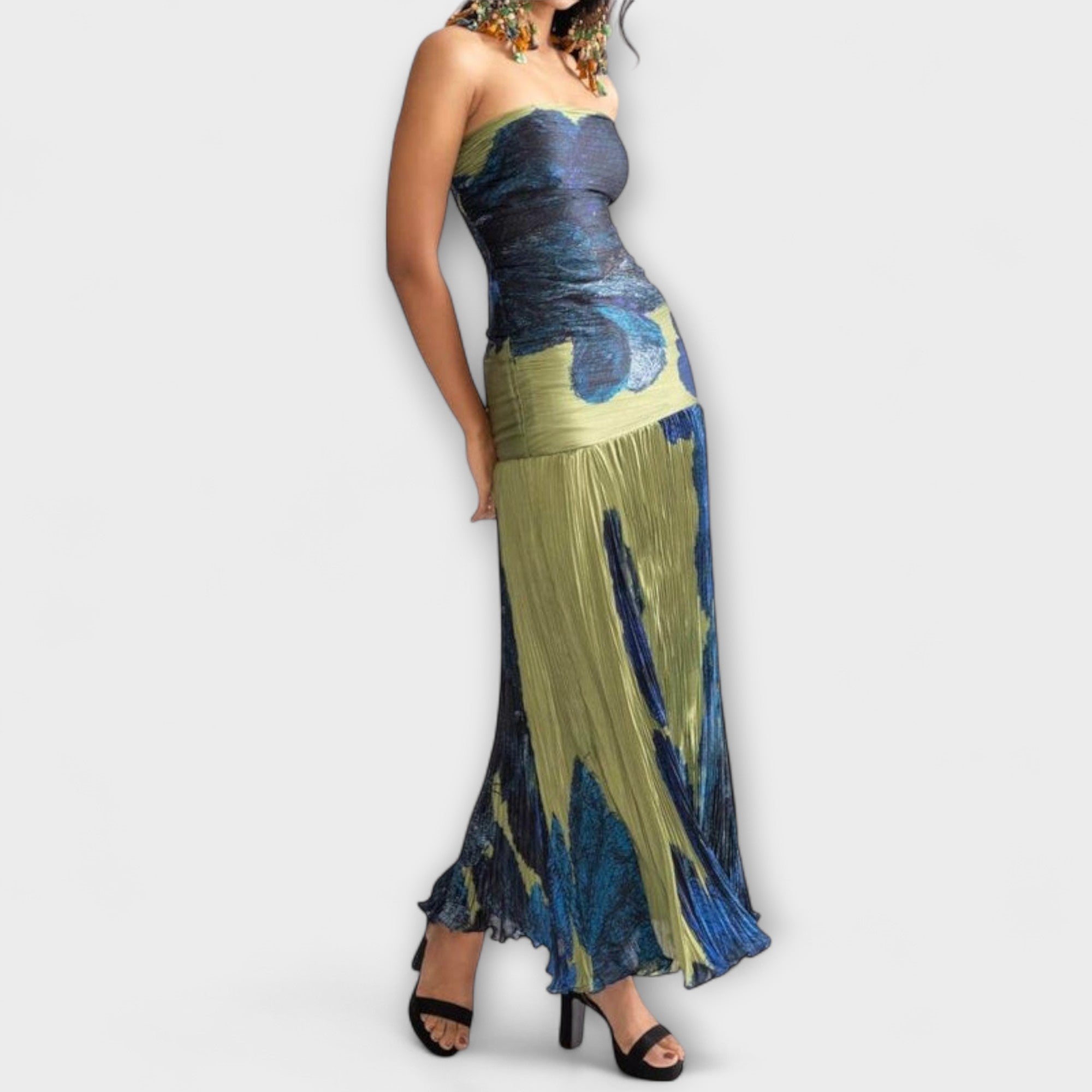 Noelle™ | Šaty Midi bez ramienok