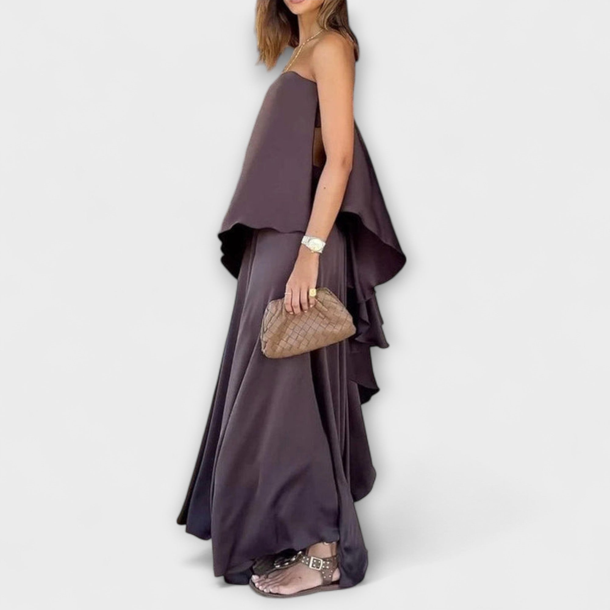 Ruby ™ | Štýlový top bez ramienok a sukňa