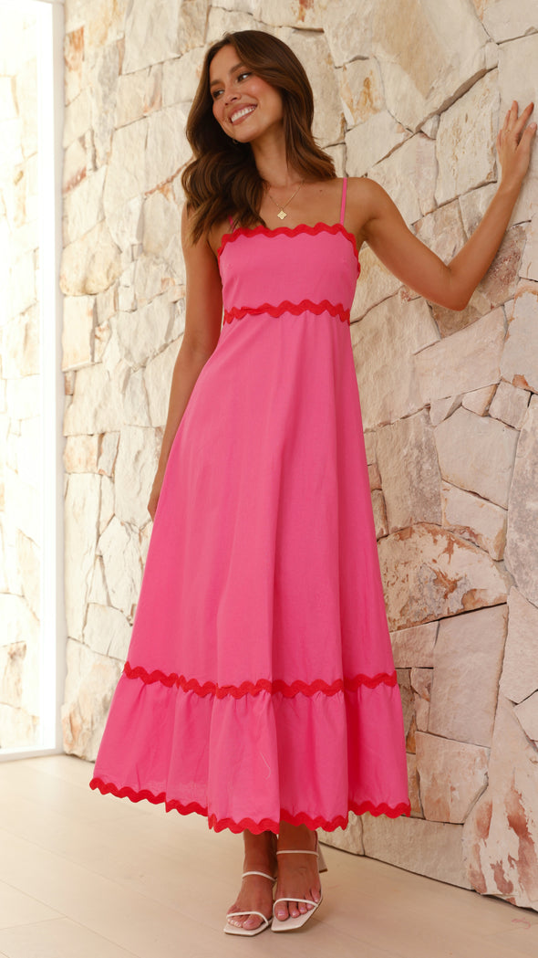 Clara - Dlhé šaty na ramienkach