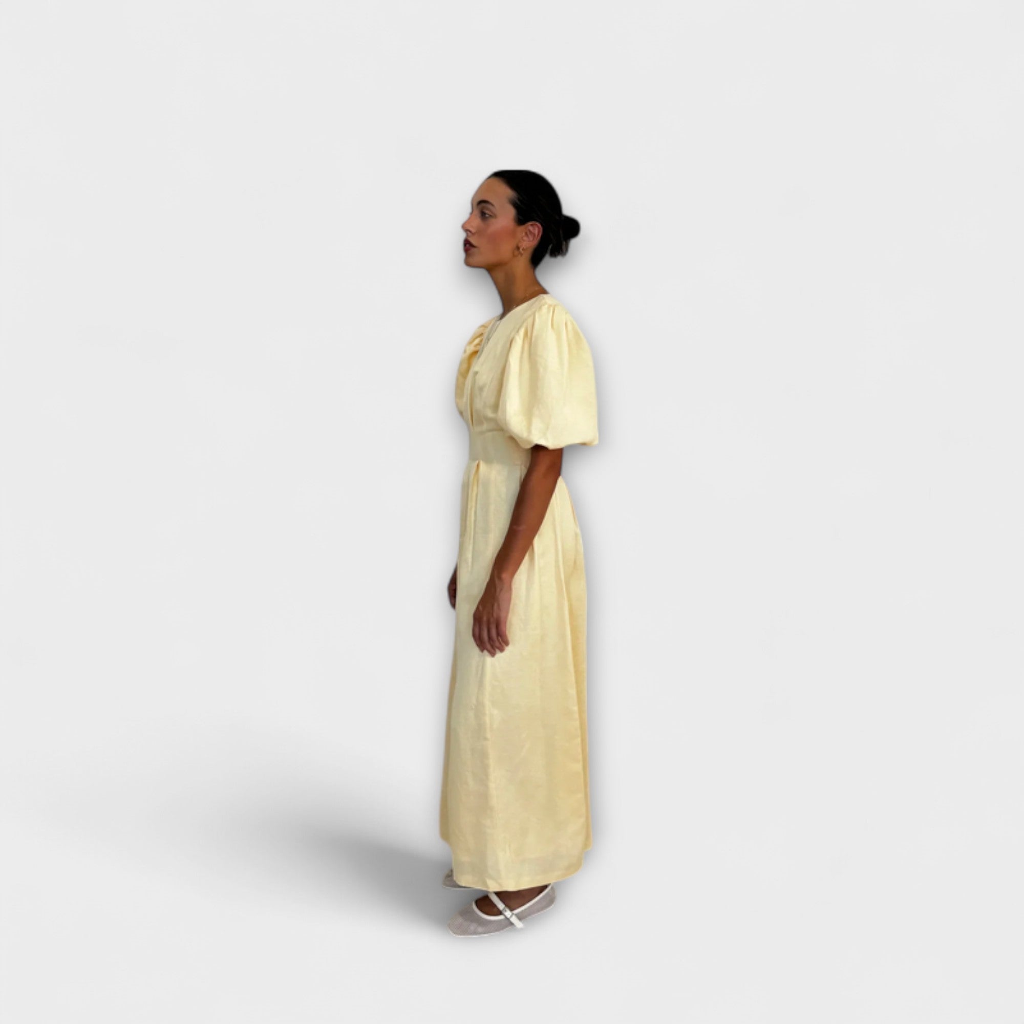 Josephine ™ |Maslové maxi šaty s vzdušným dizajnom