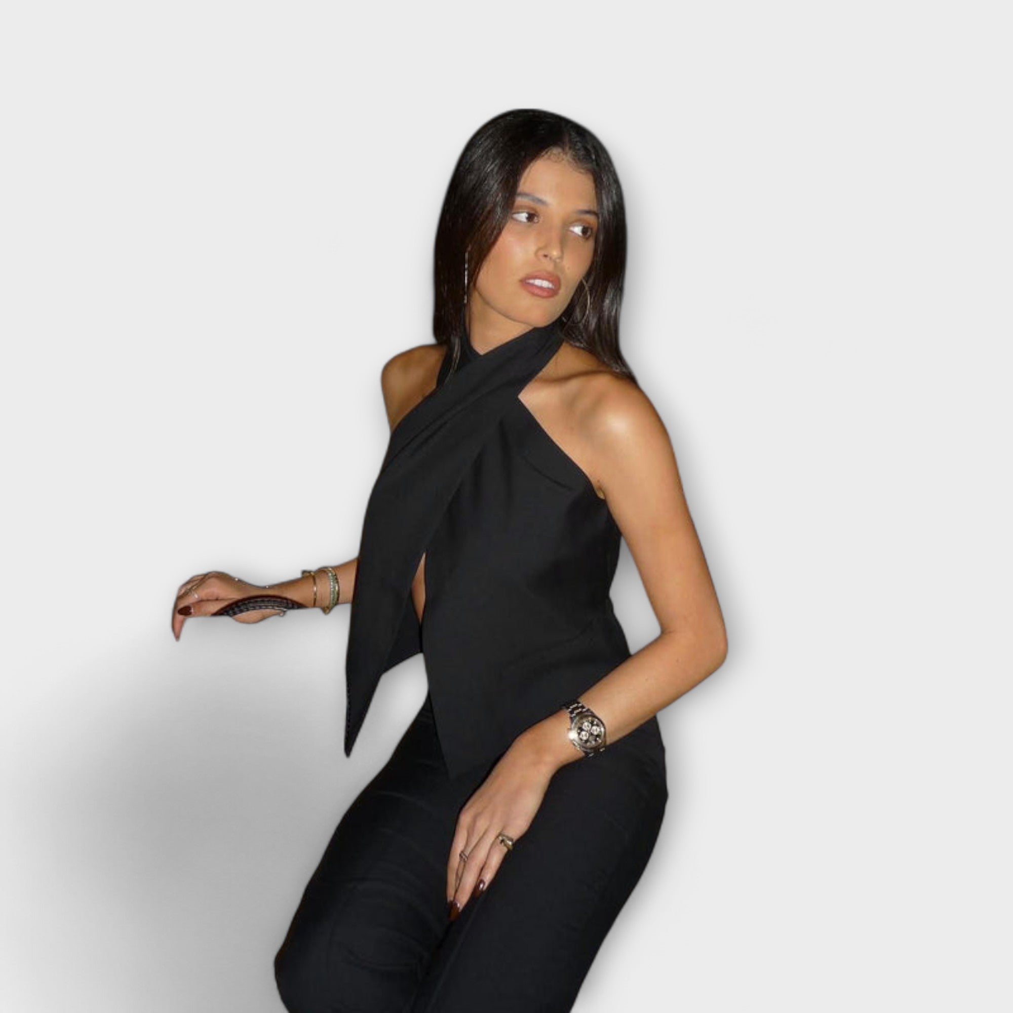 Juni ™ |Krížový halter top