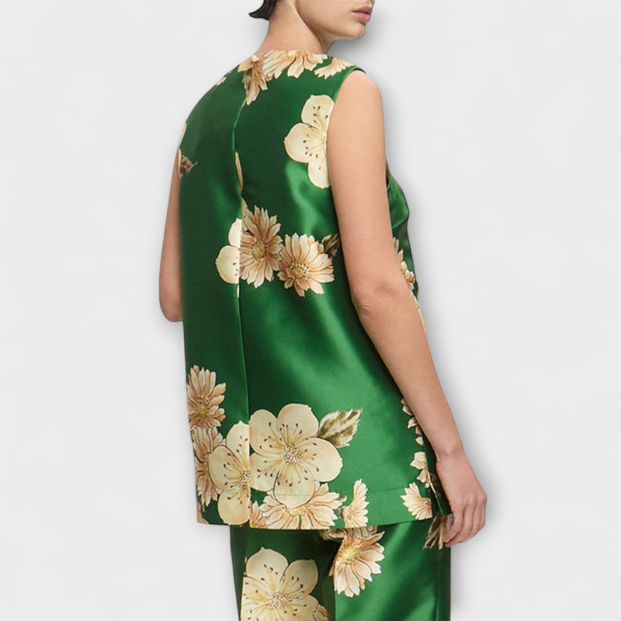 Clea ™ | Sage Bezramenný nohavicový set