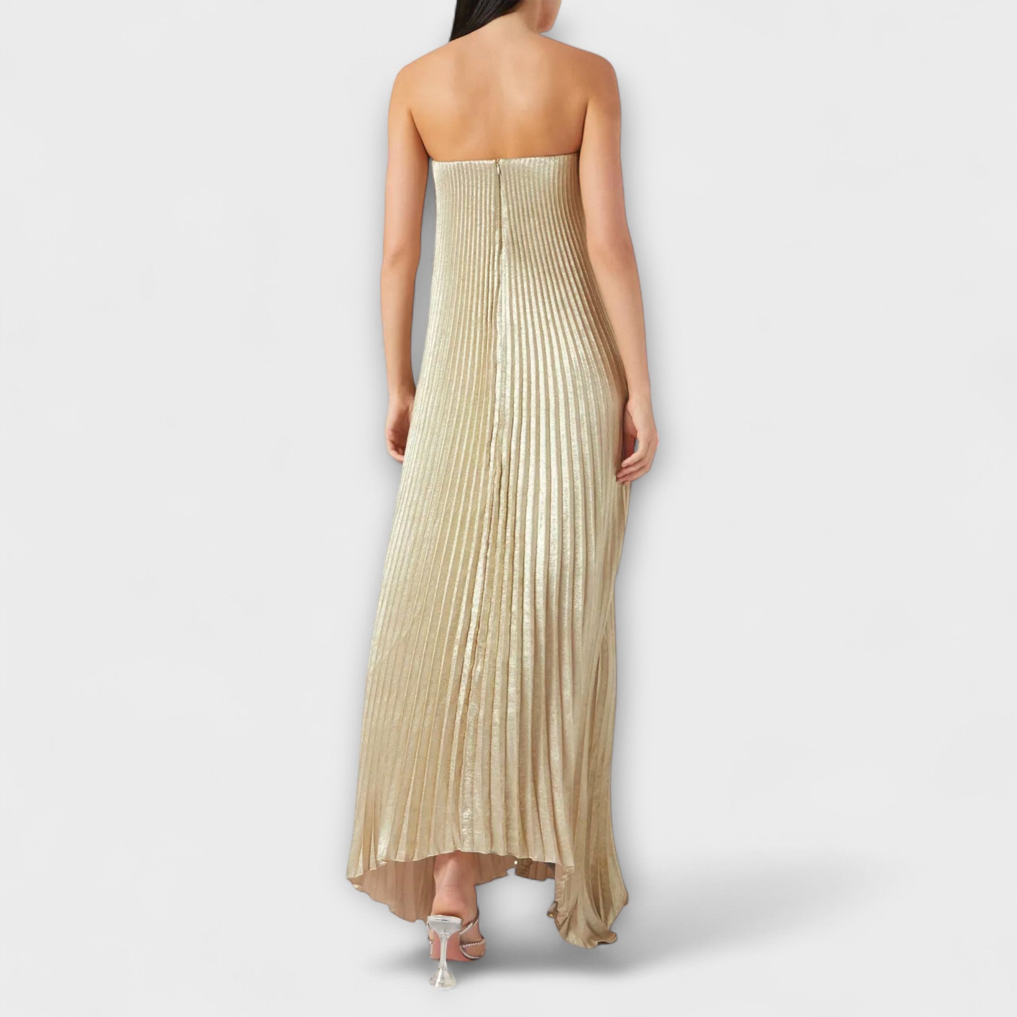 Michelle ™ | Maxi šaty Sweetheart v oranžovej kvetinovej