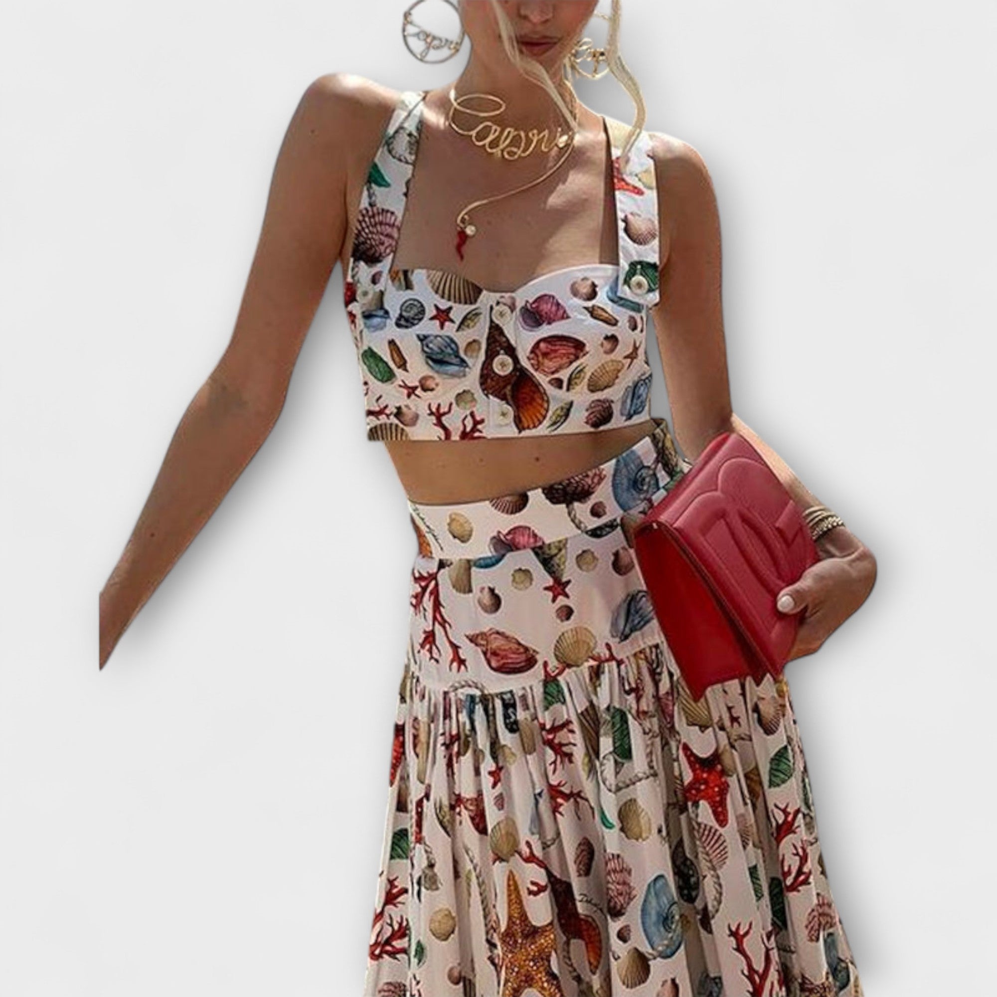 Heather™ | Štýlová dvojdielna súprava s sukňou