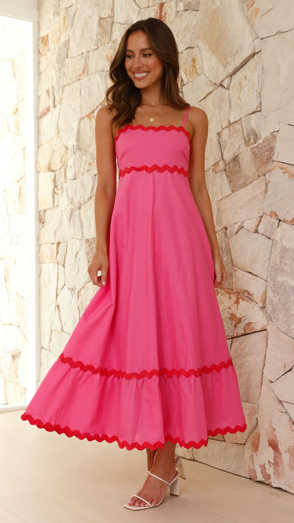 Clara - Dlhé šaty na ramienkach