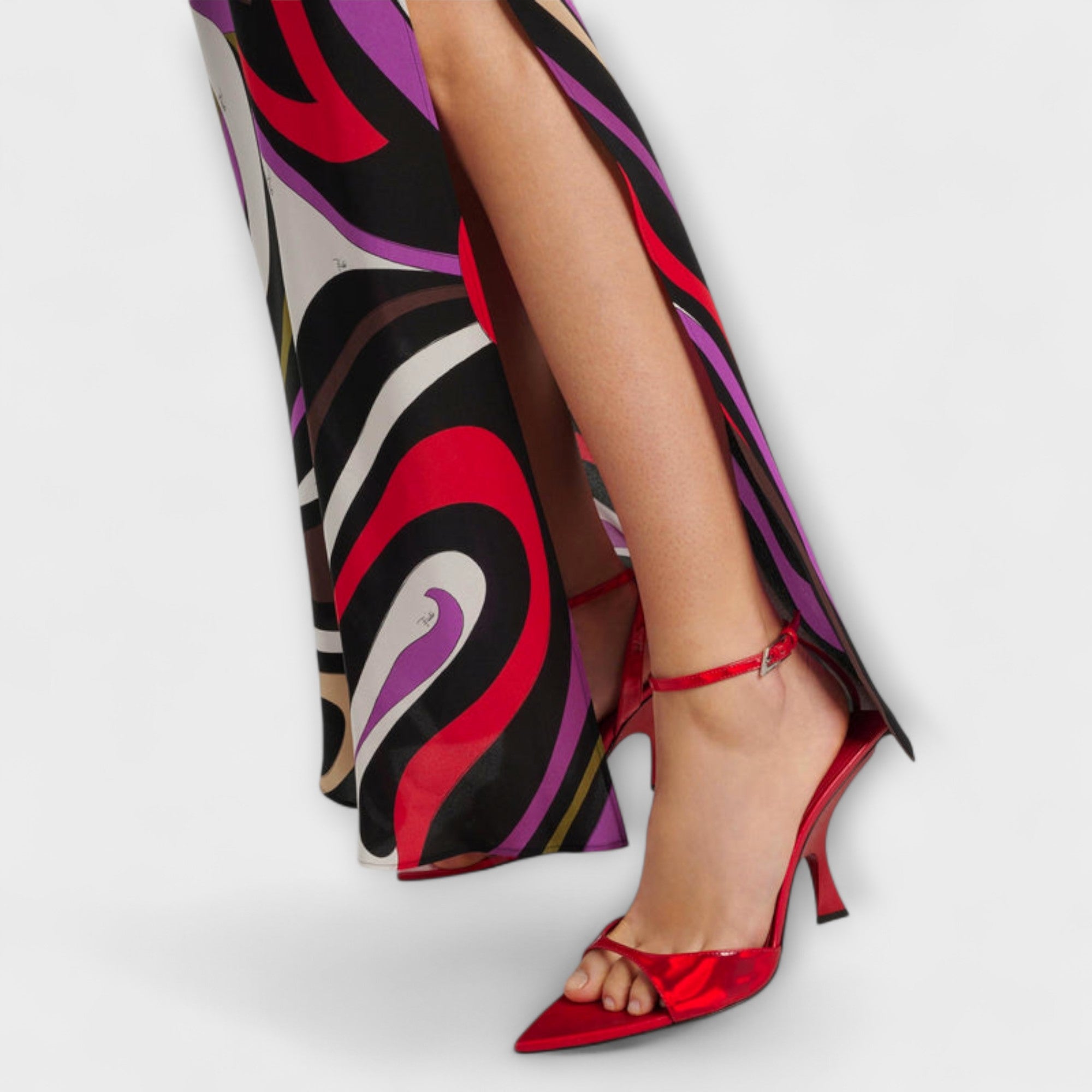 Daphne ™ | Maxi šaty s mramorovým vzorom