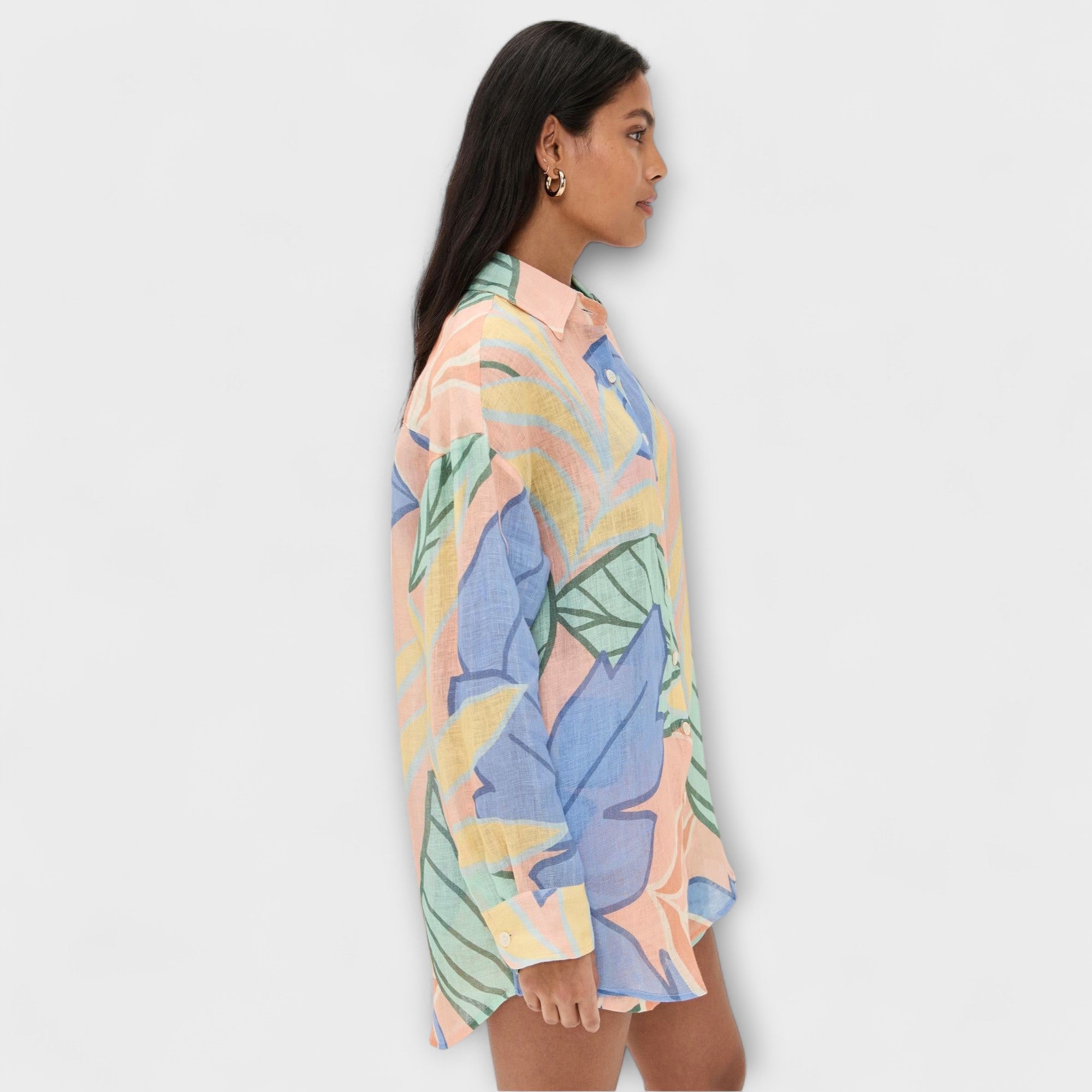 Mary ™ | Tropický listový potlač krátky set od Playa Boyfriend
