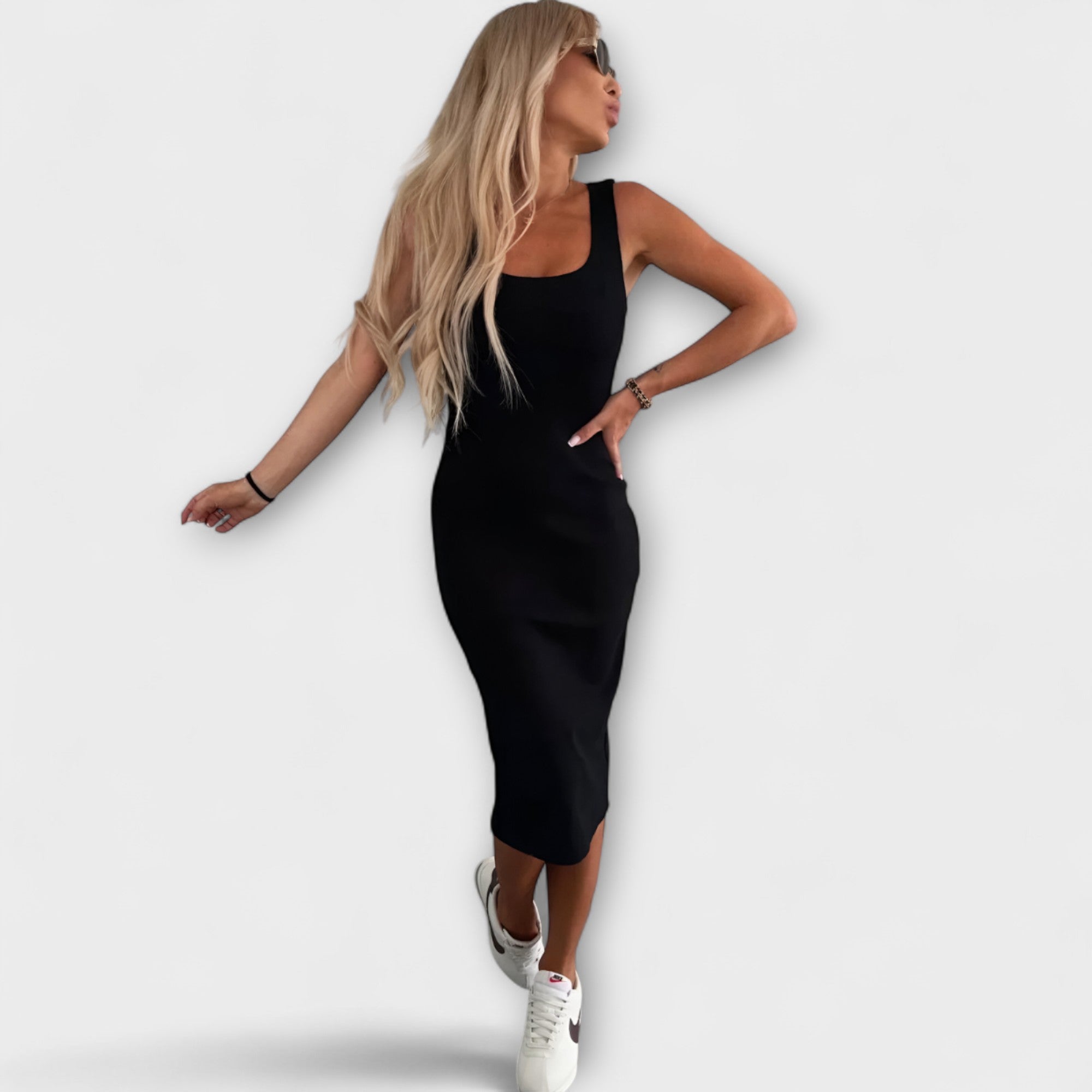 Manon ™ | Pohodlné midi šaty a cardigan