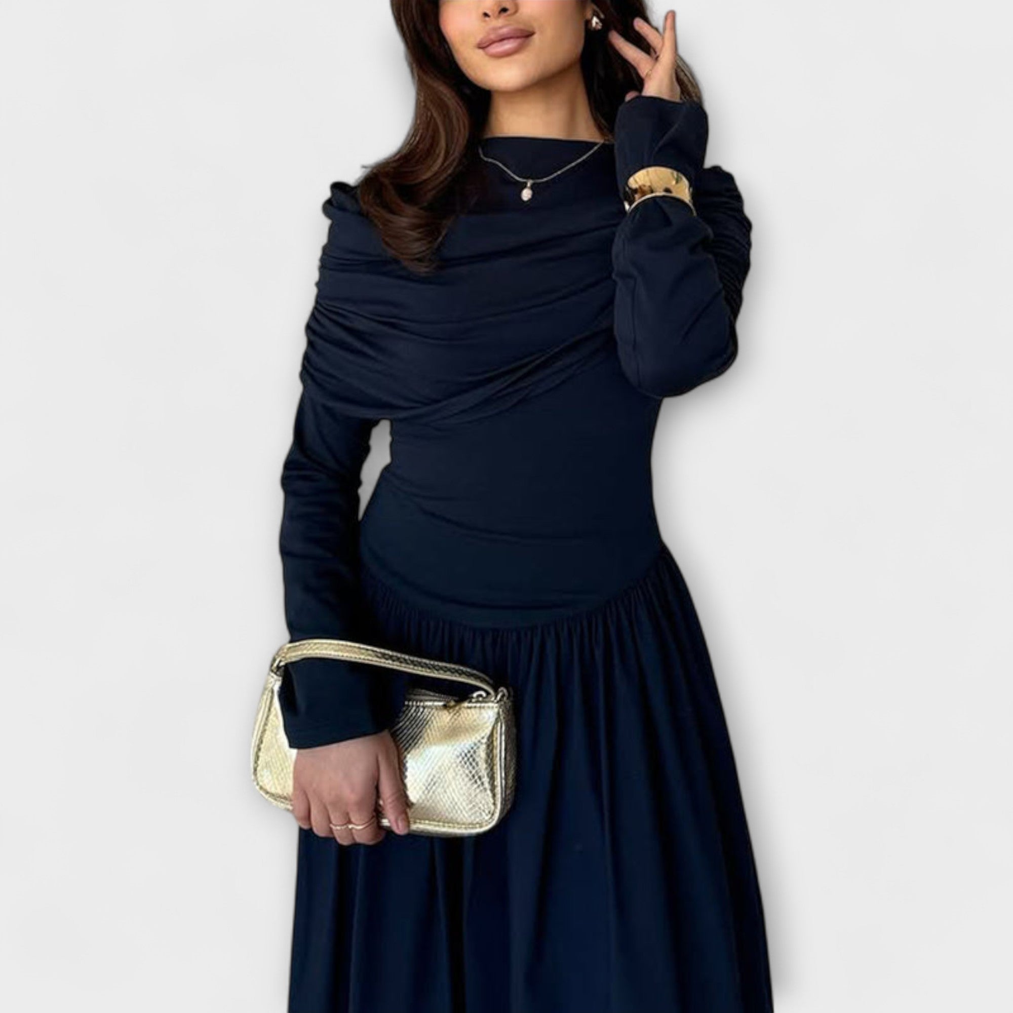 Jessica ™ | Uvoľnené plisované šaty