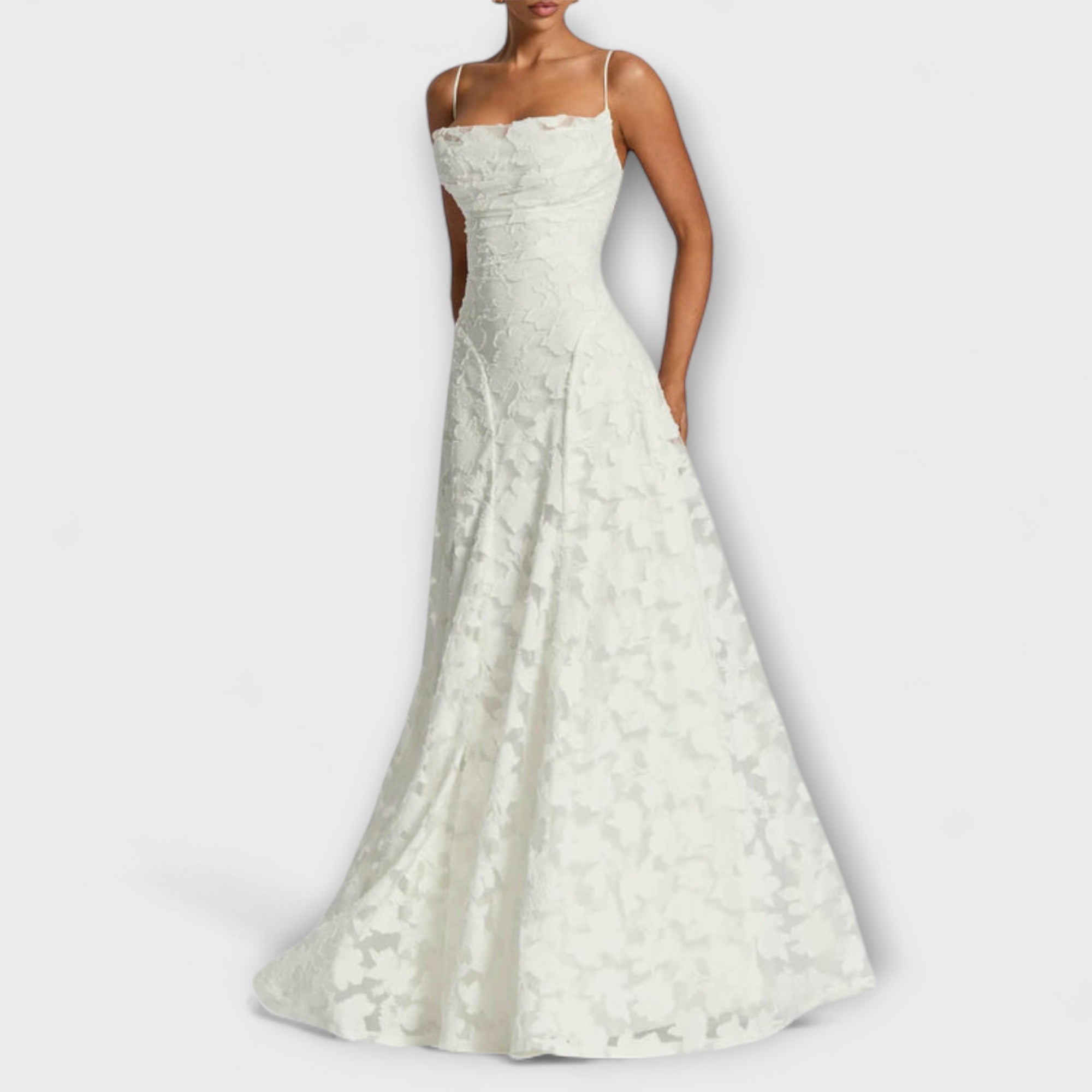 Emberly ™ | Elegantné Jacquard-Maxikleid