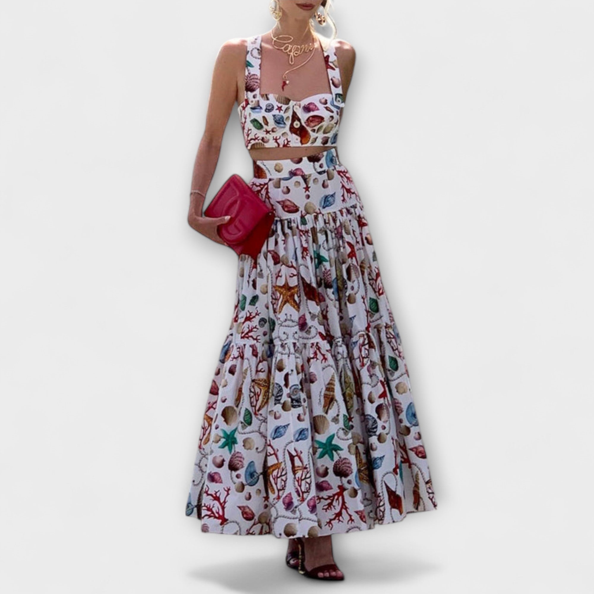 Heather™ | Štýlová dvojdielna súprava s sukňou