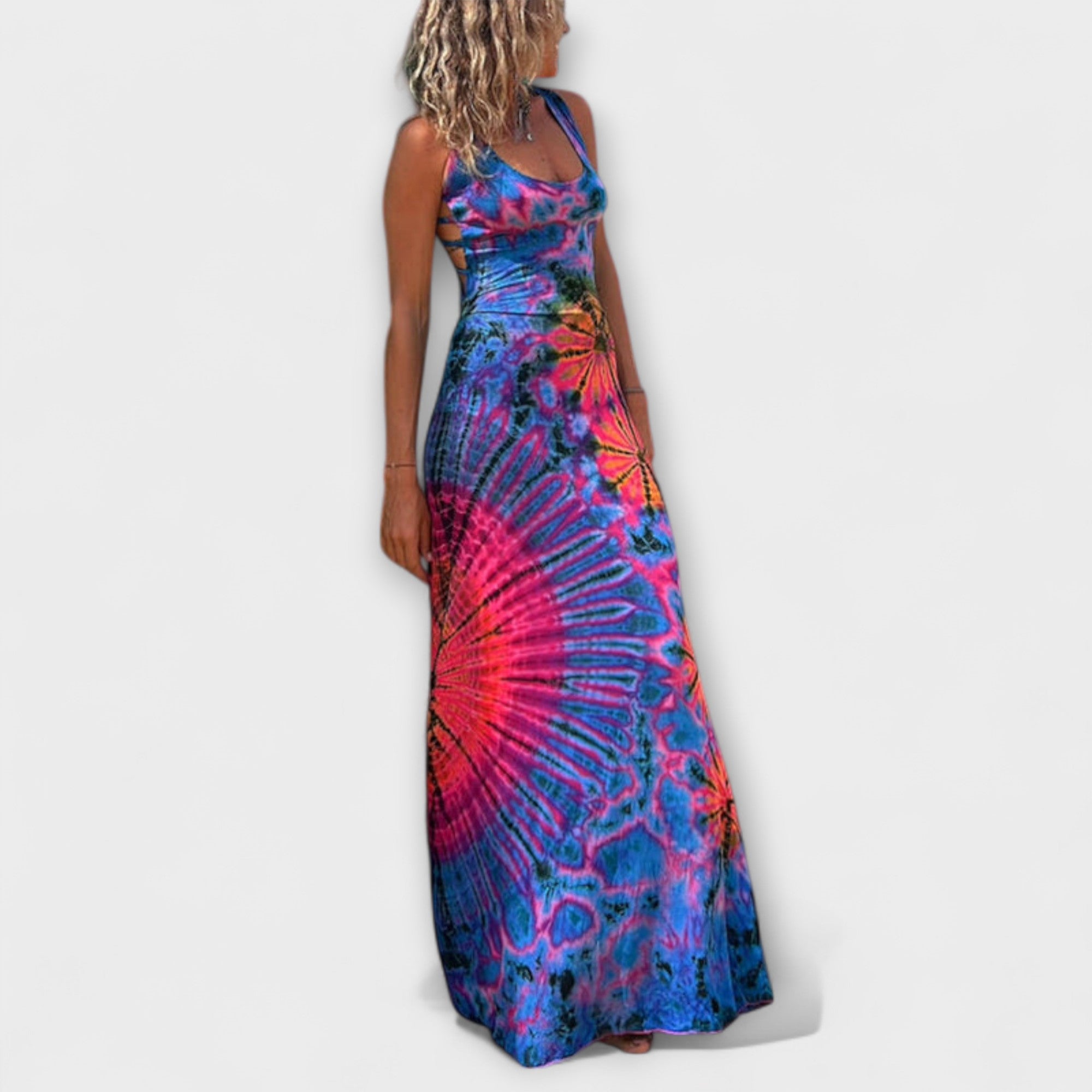 Ronja ™ | La Bamba Tie-Dye Print Maxikrása