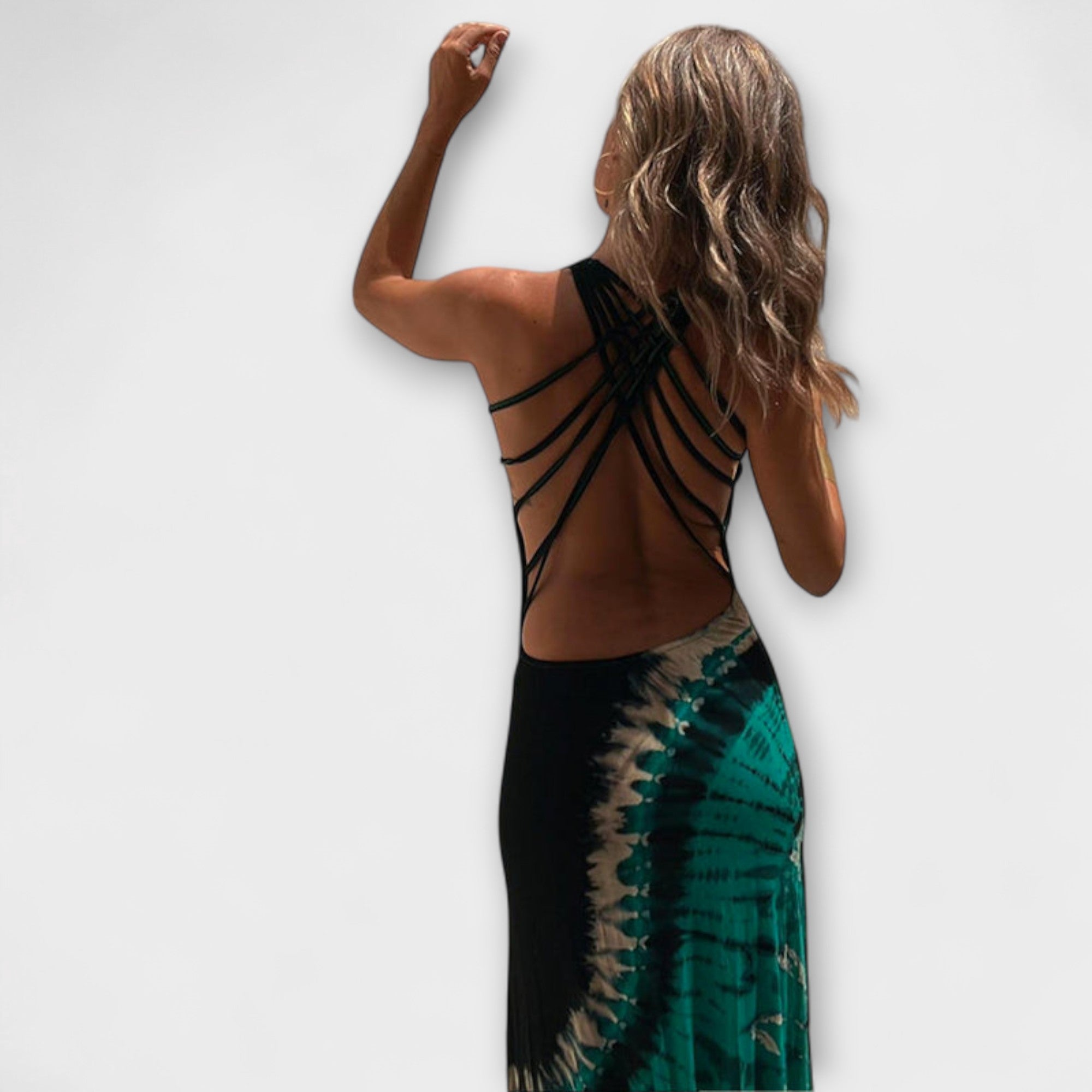 Livia ™ |Maxi šaty s hviezdnym nebom a tie-dye