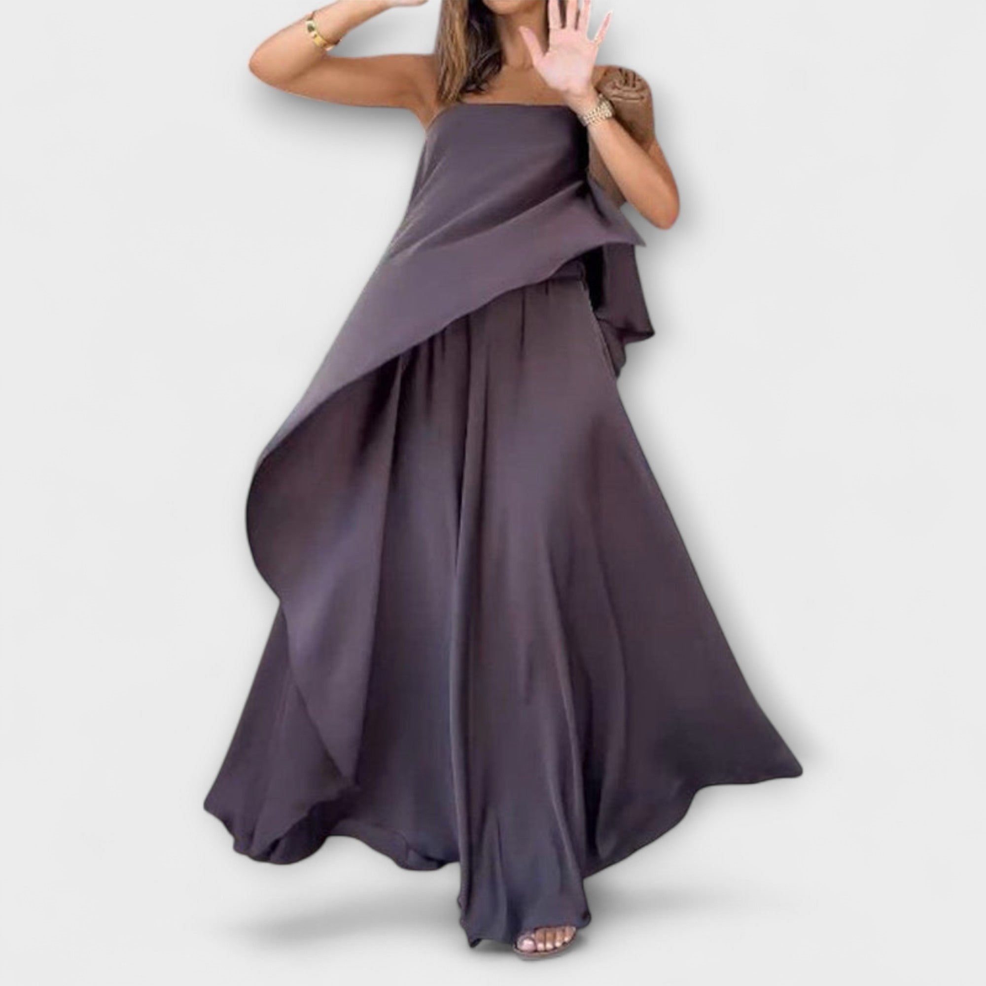 Ruby ™ | Štýlový top bez ramienok a sukňa