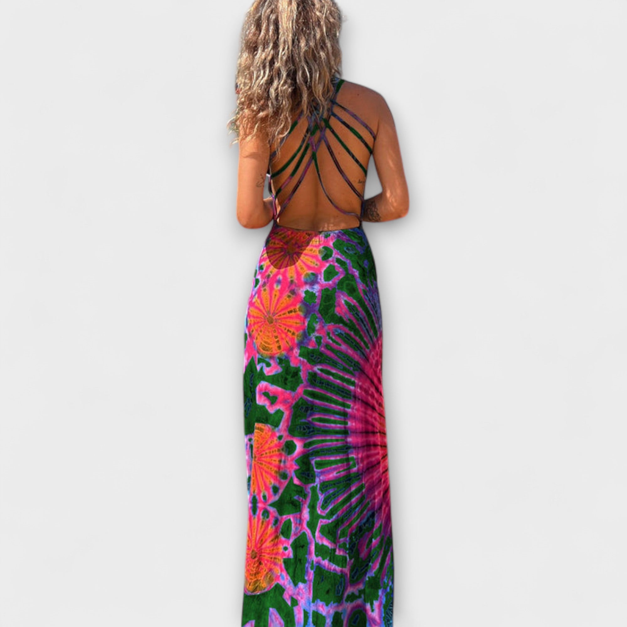 Ronja ™ | La Bamba Tie-Dye Print Maxikrása
