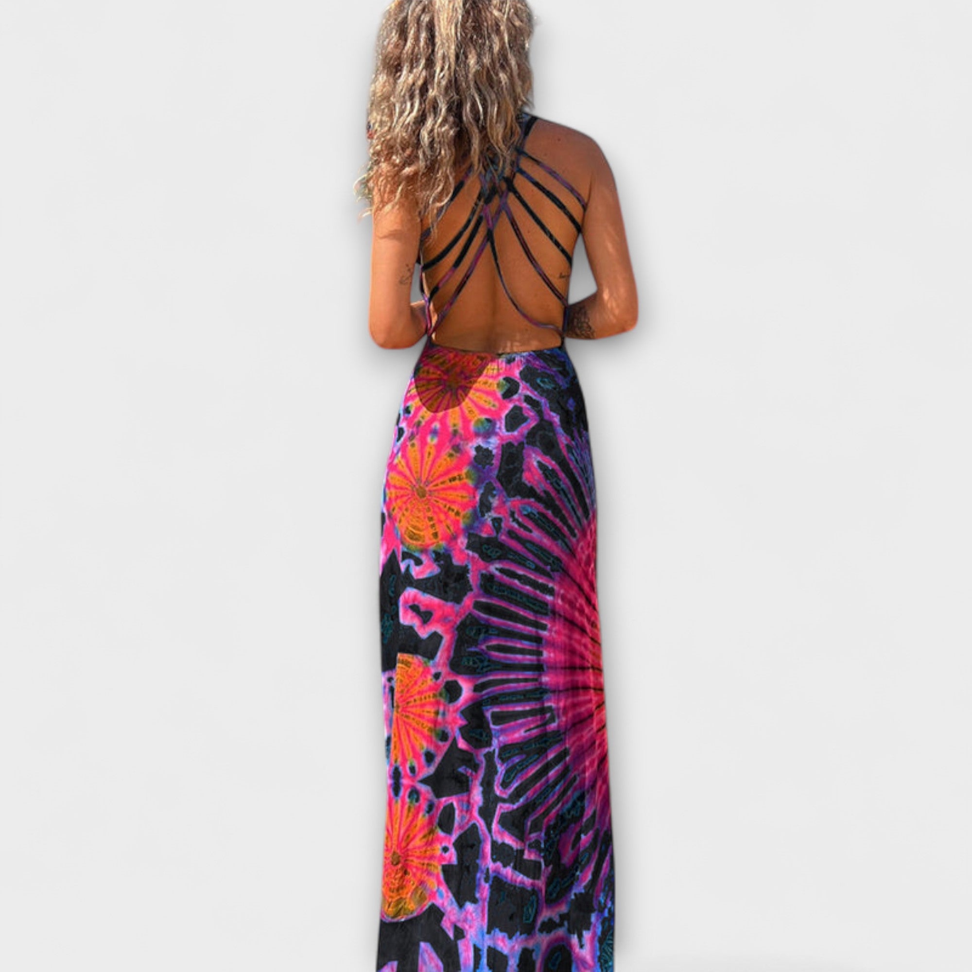 Ronja ™ | La Bamba Tie-Dye Print Maxikrása