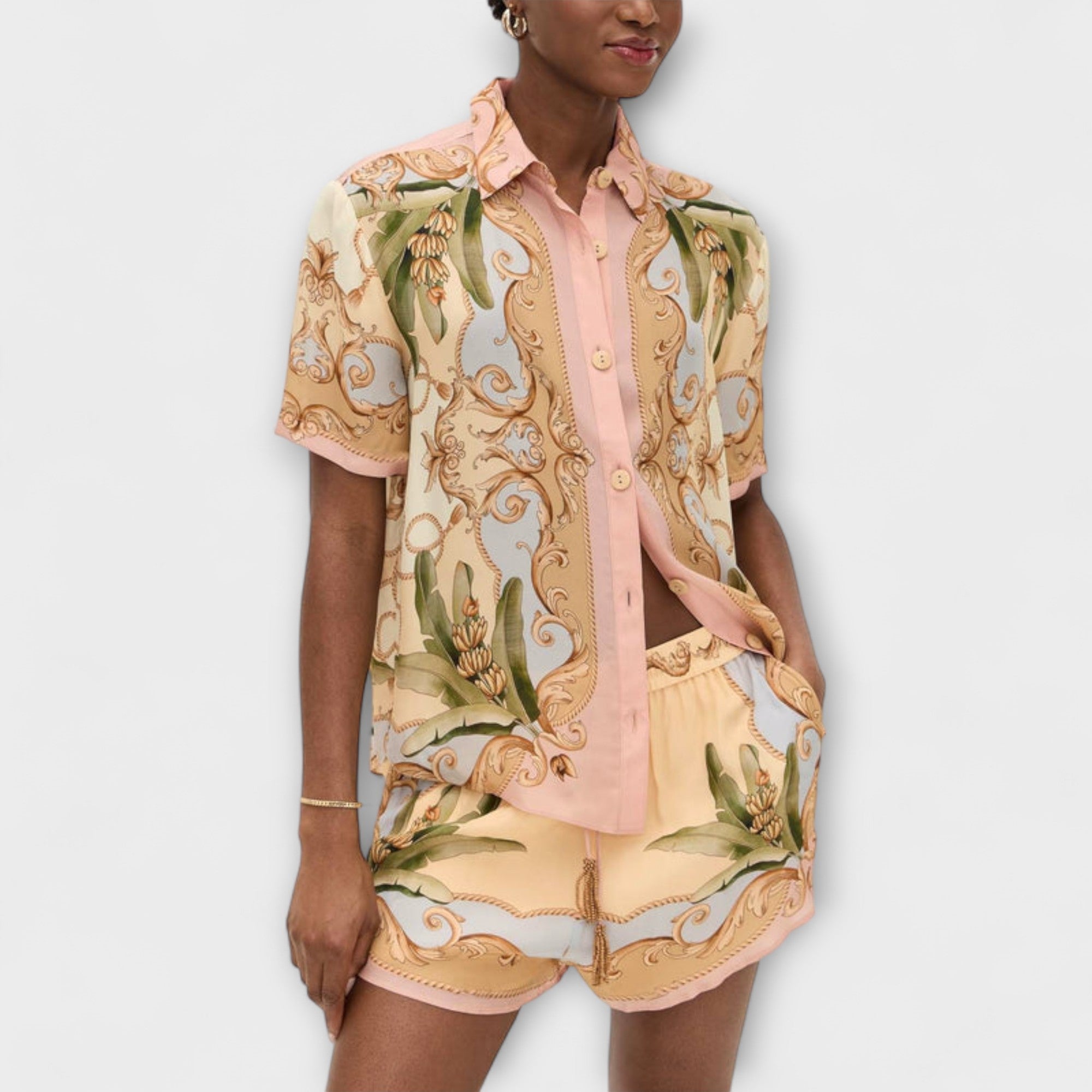 Maren ™ | Vintage botanický kaleidoskopový tlačový set