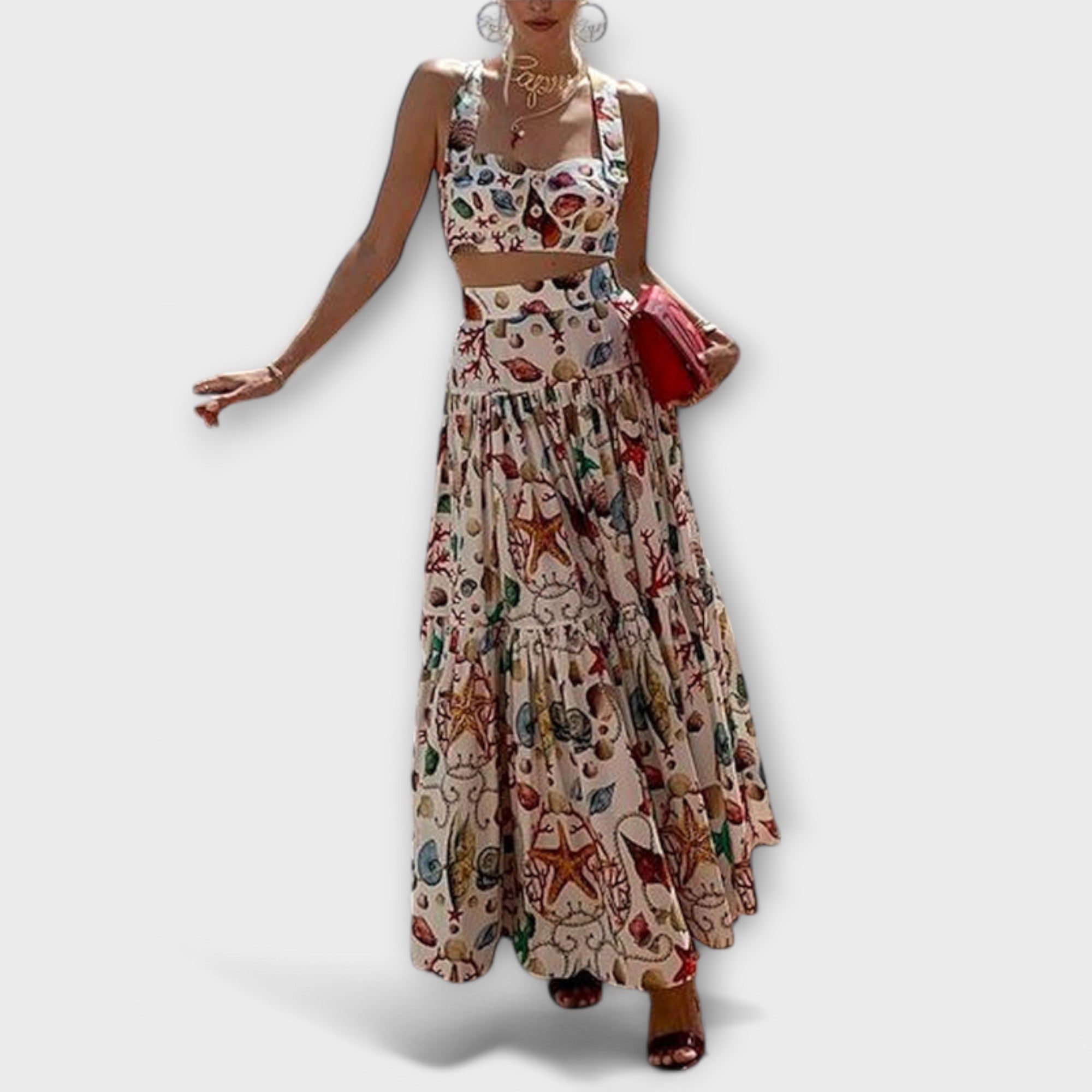 Heather™ | Štýlová dvojdielna súprava s sukňou