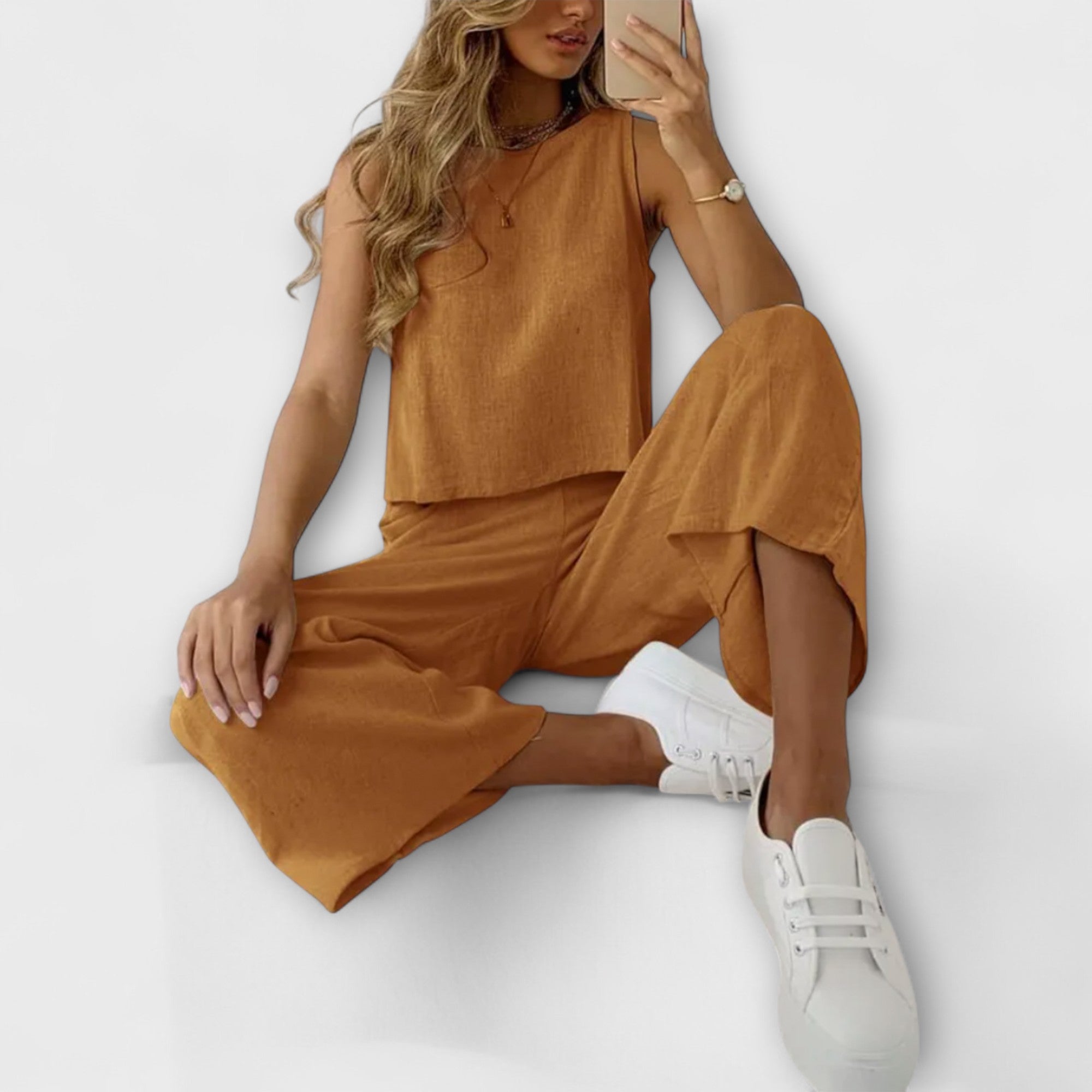 Milena ™ |Linen-Duo-Set