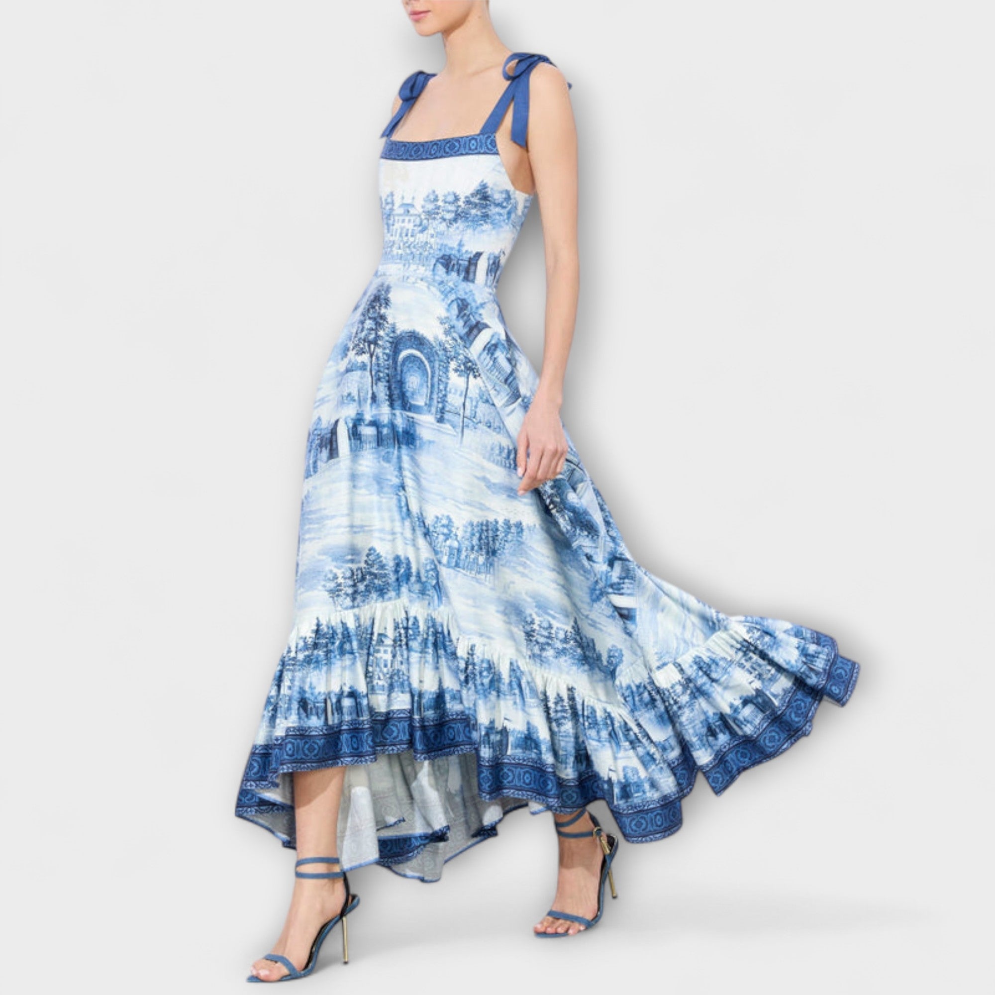 Lucia ™ |Pôvabné kvetinové maxi šaty