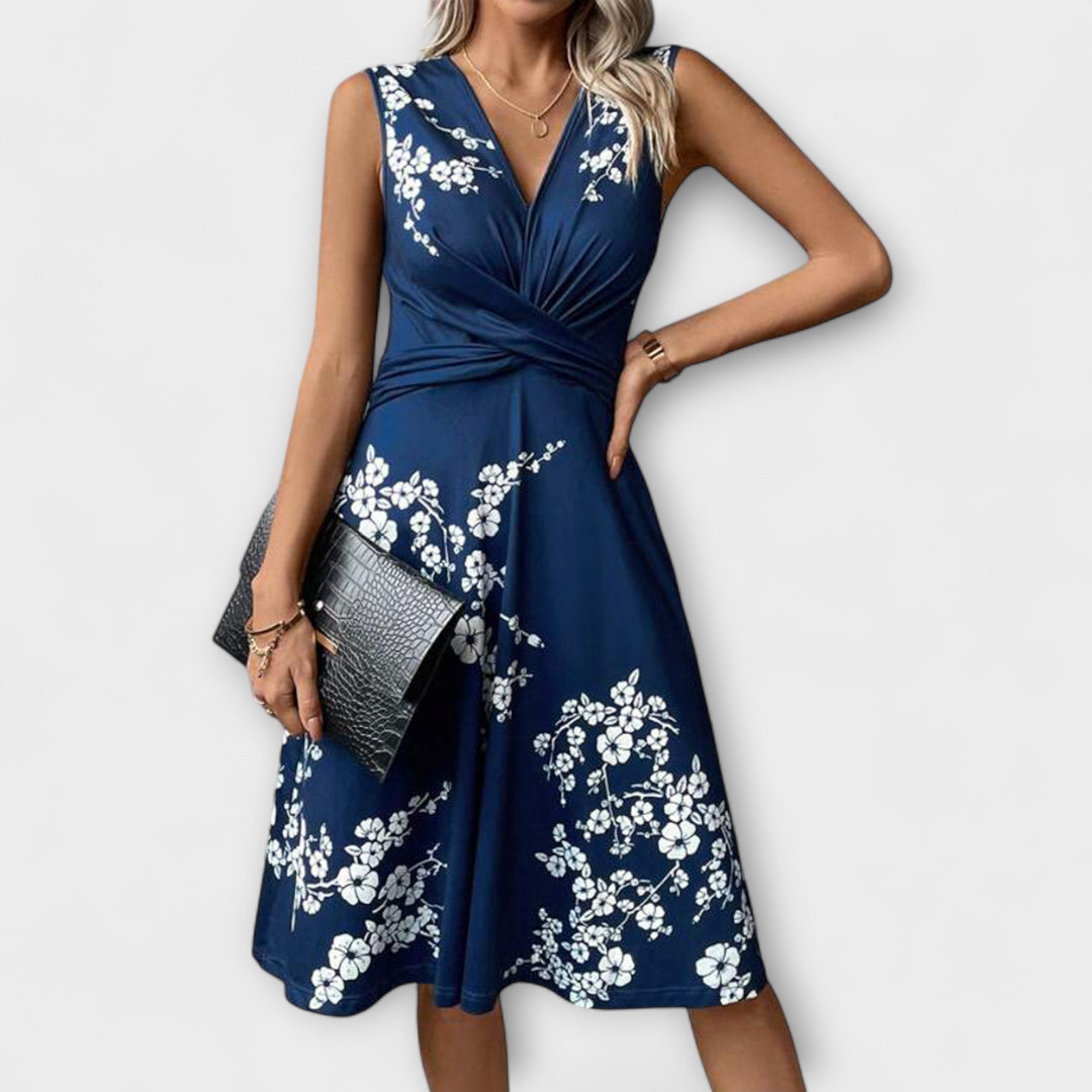 Lina ™ |Letné šaty s prekríženým výstrihom