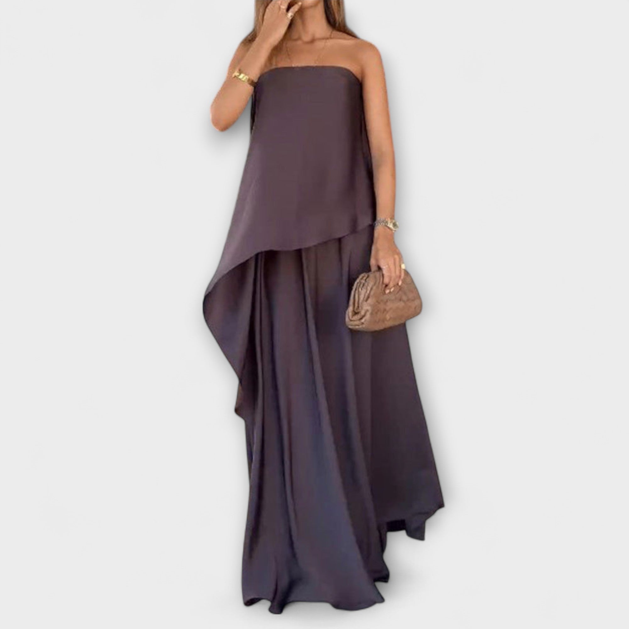 Ruby ™ | Štýlový top bez ramienok a sukňa