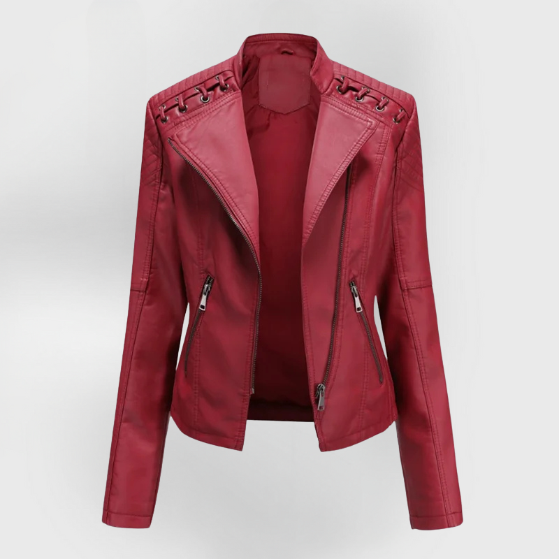 Katarína ™ | Klasická bunda z mäkkej kože