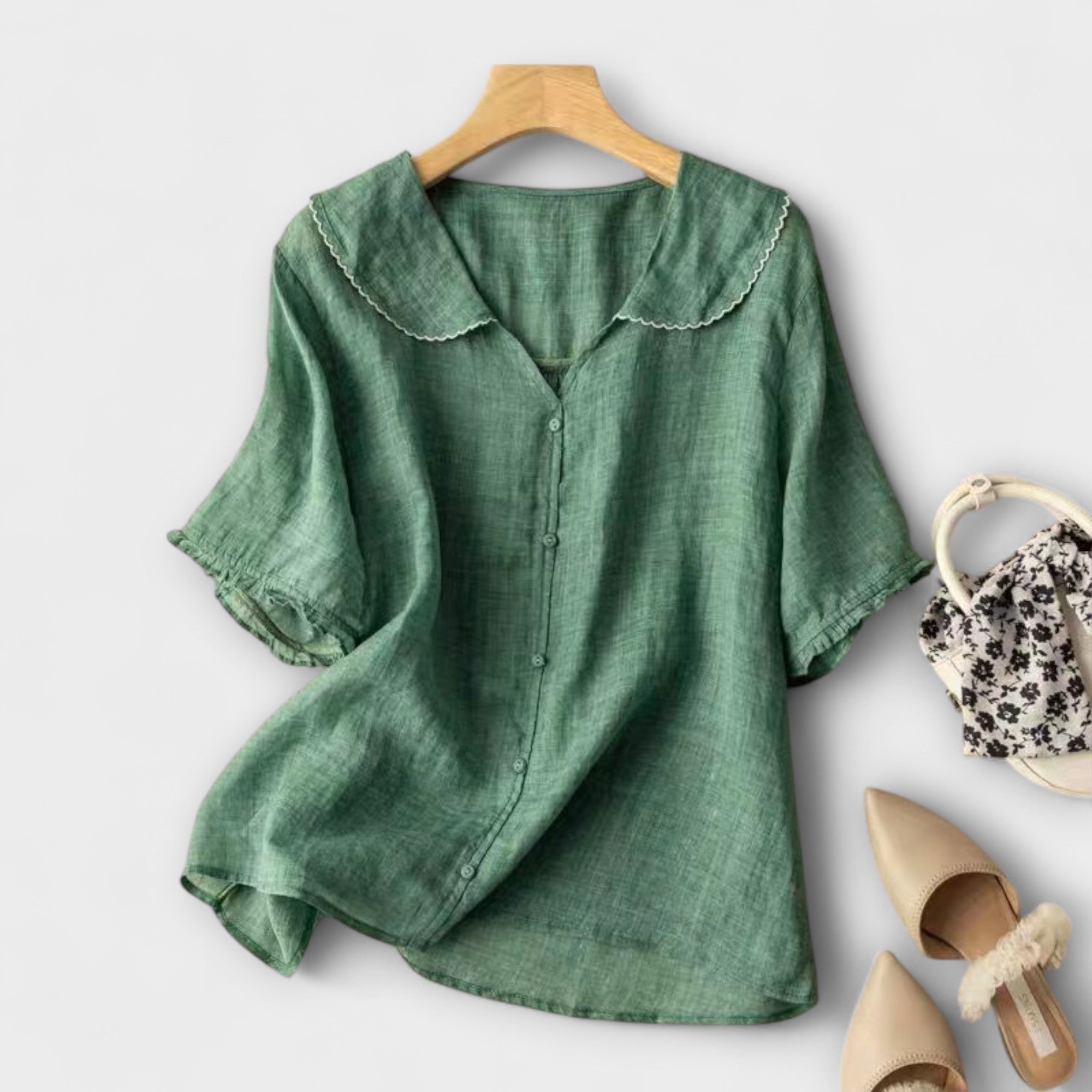 Brenda ™ |Ľanová blúzka