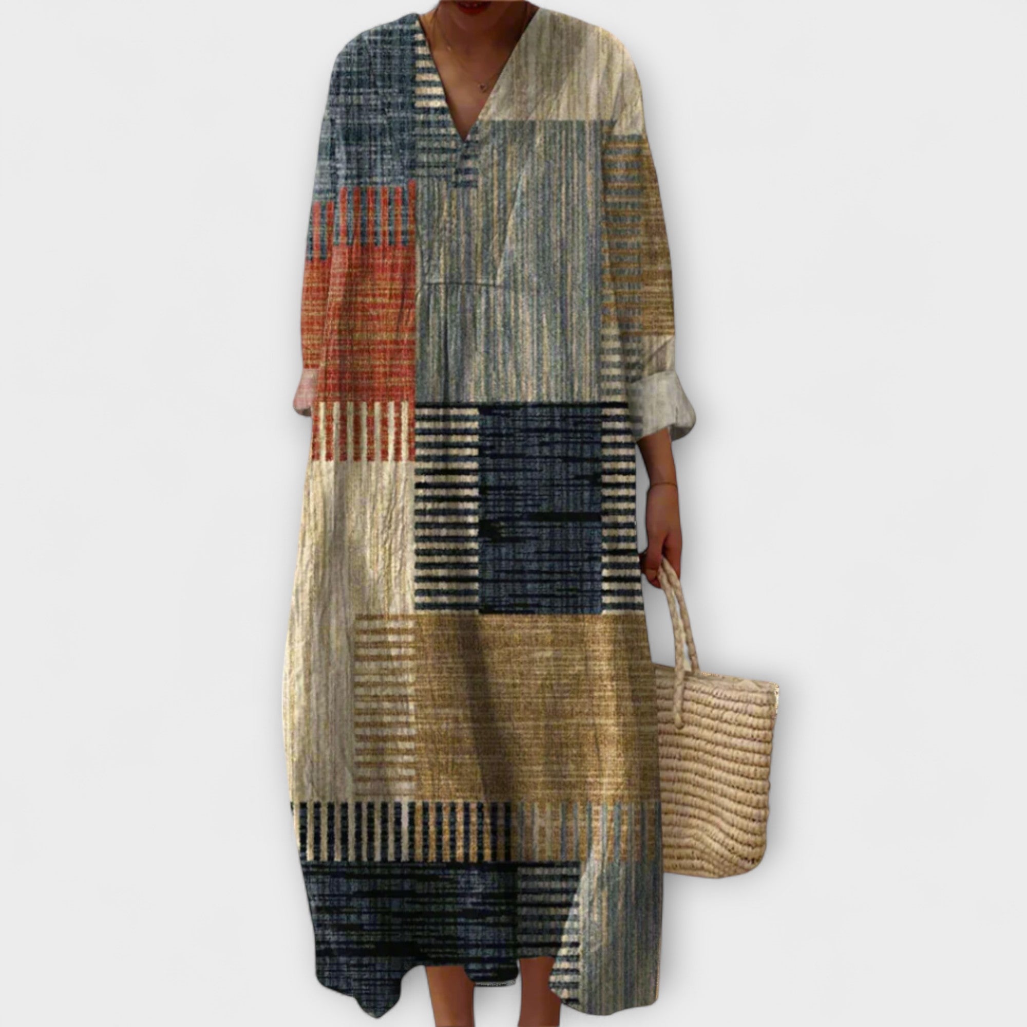 Julie ™ |Elegantné šaty s geometrickým dizajnom