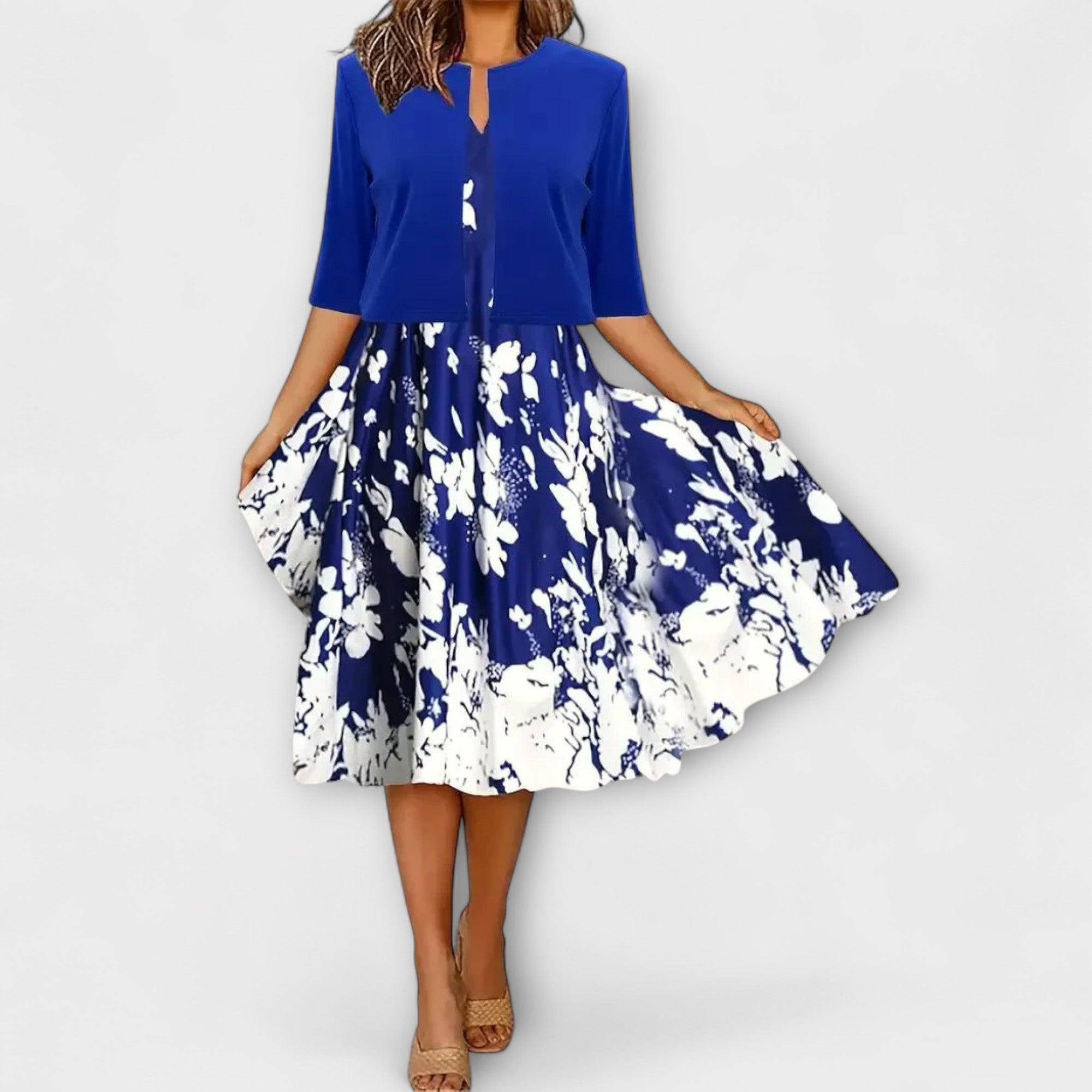 Patrícia™ |Dámske Midi šaty s blejzrom