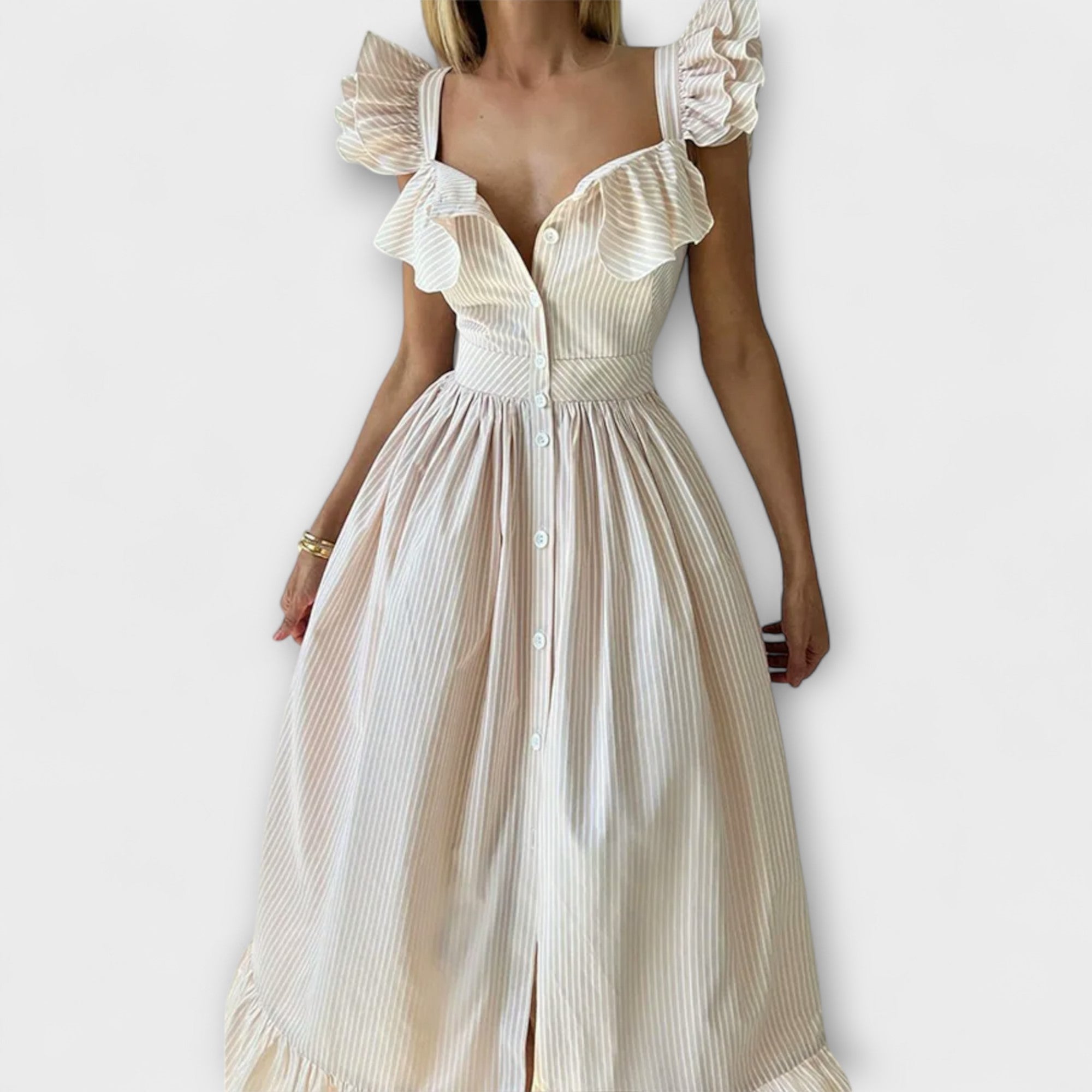 Lia ™ |Rüschenshirt Šaty