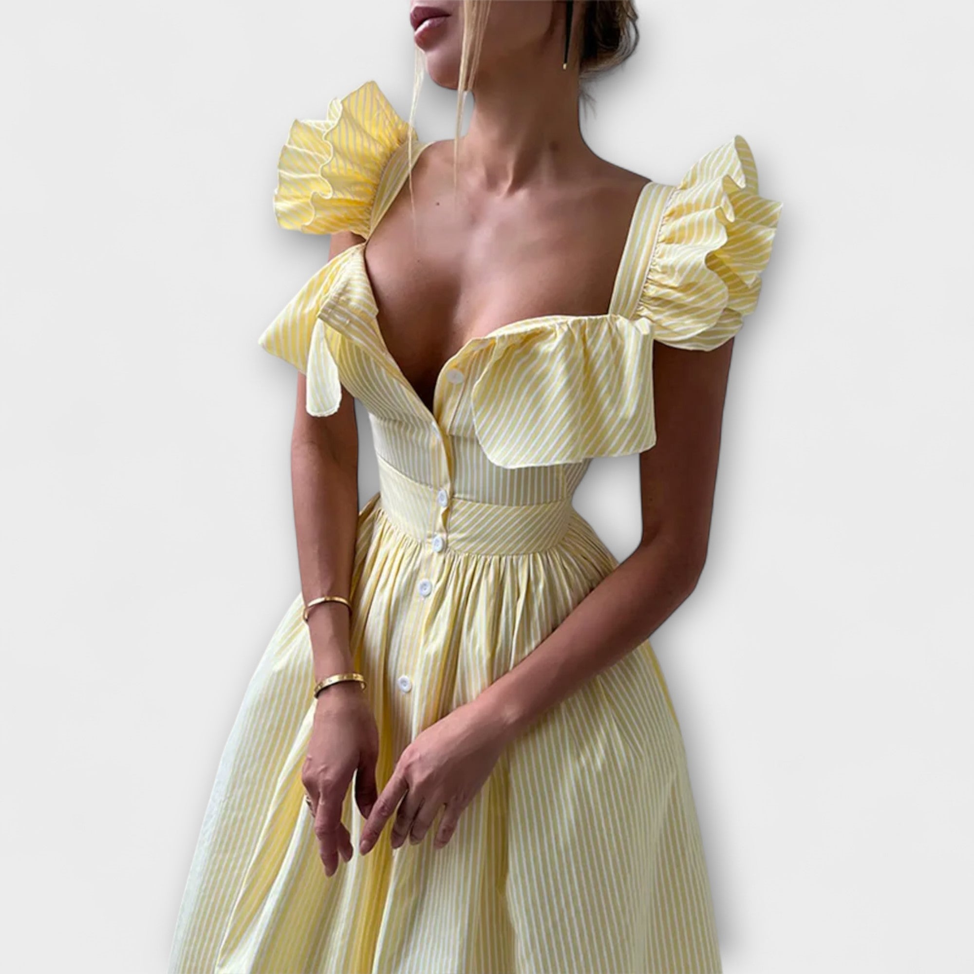 Lia ™ |Rüschenshirt Šaty