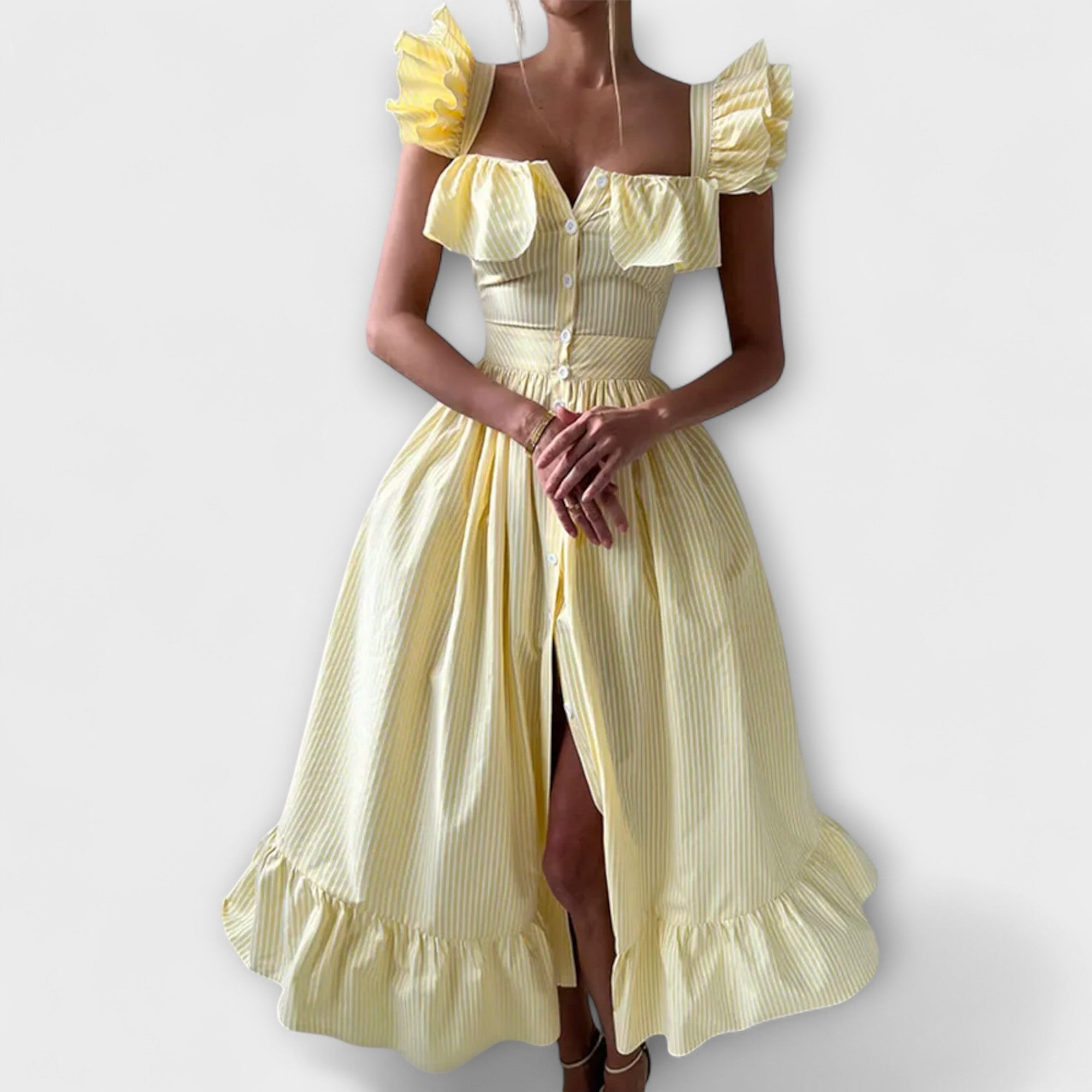 Lia ™ |Rüschenshirt Šaty