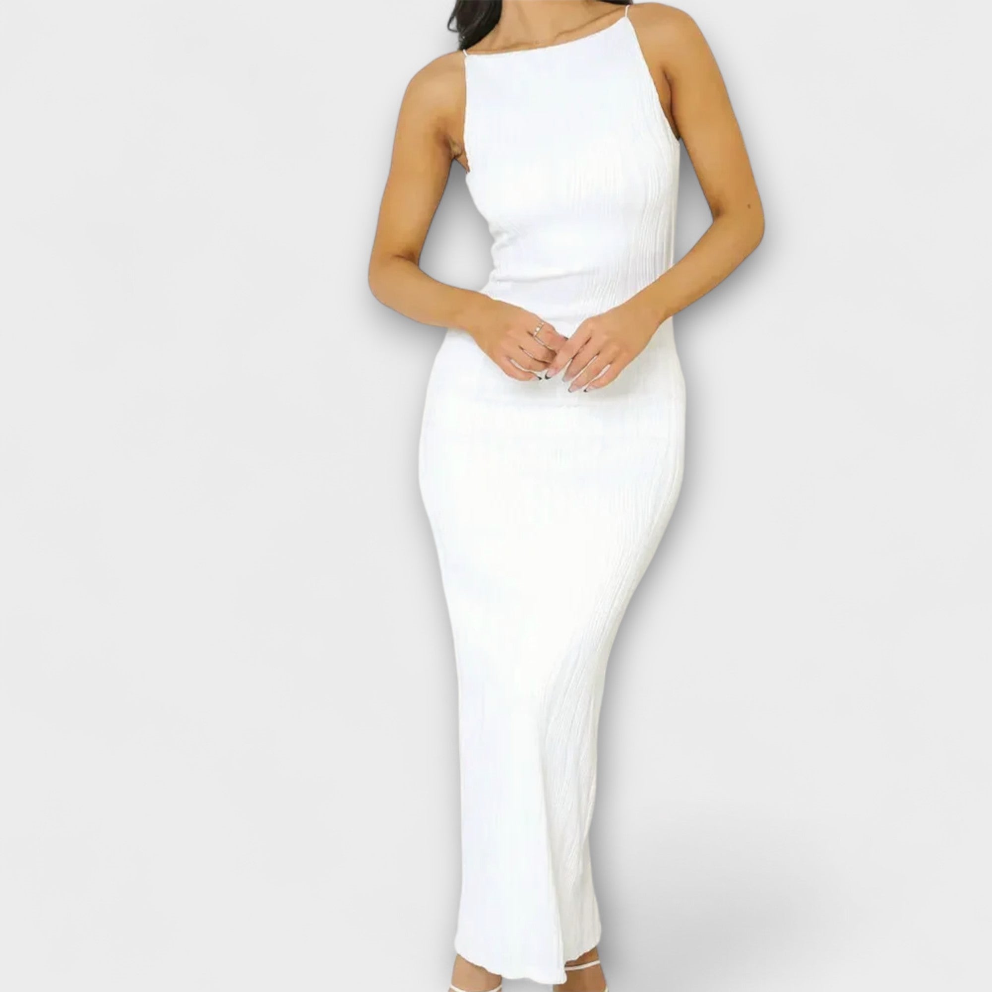 Eunika ™ |Štýlové bezrukávové zúžené dlhé šaty