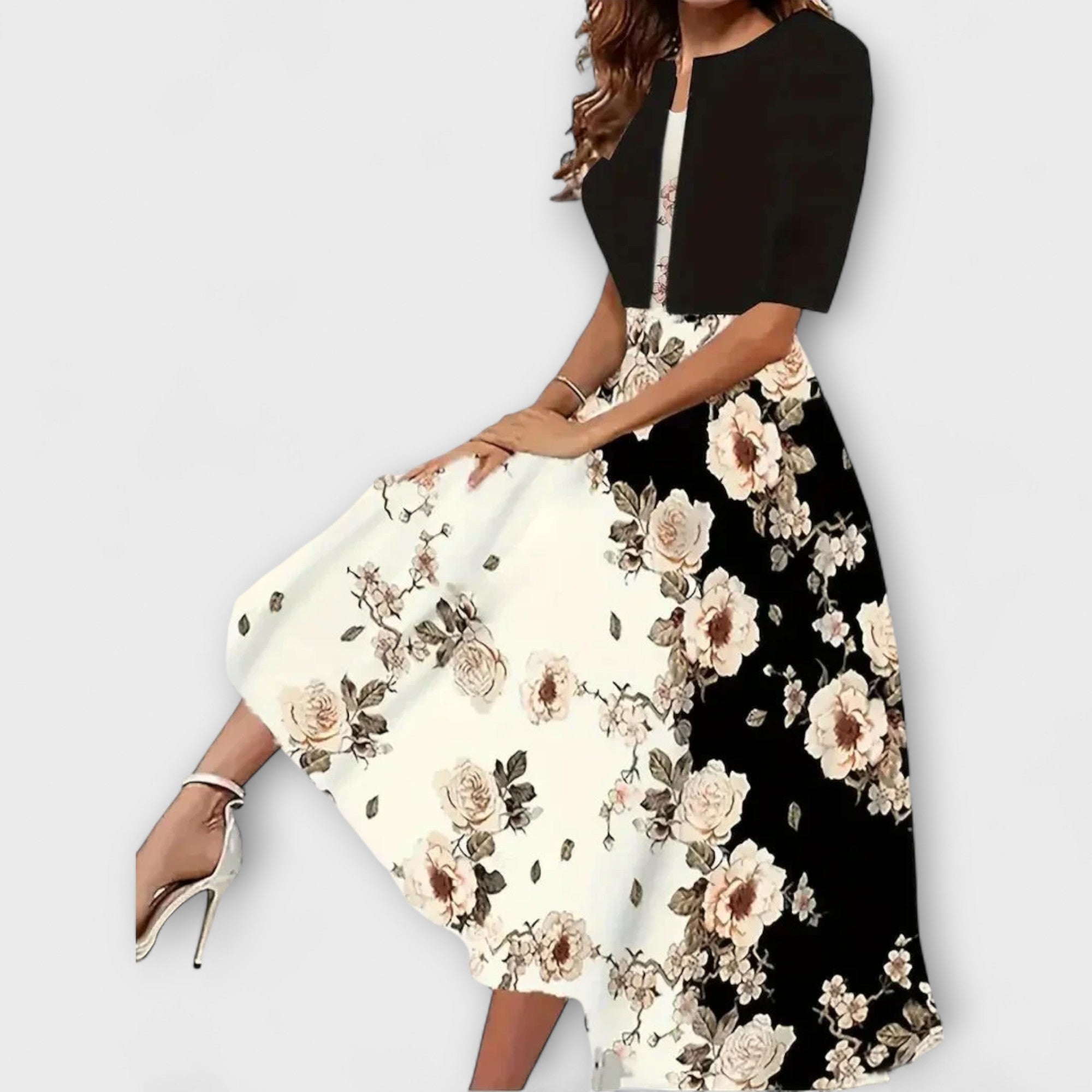 Patrícia™ |Dámske Midi šaty s blejzrom