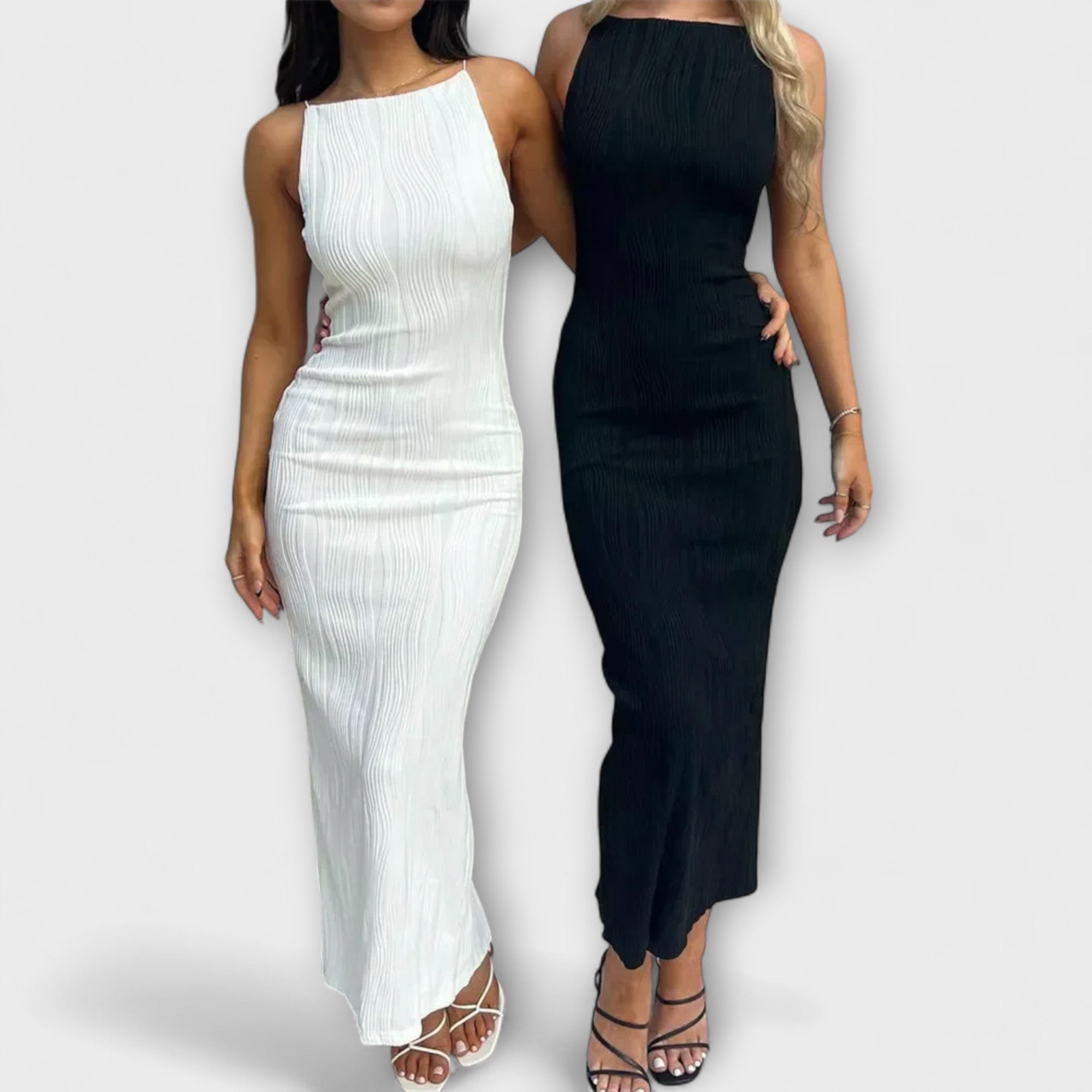 Eunika ™ |Štýlové bezrukávové zúžené dlhé šaty
