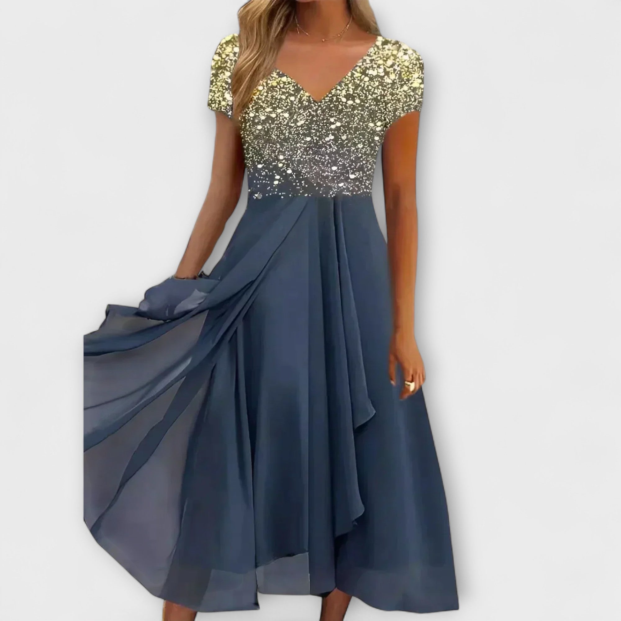 Lara ™ |Dámske chiffonové večerné šaty