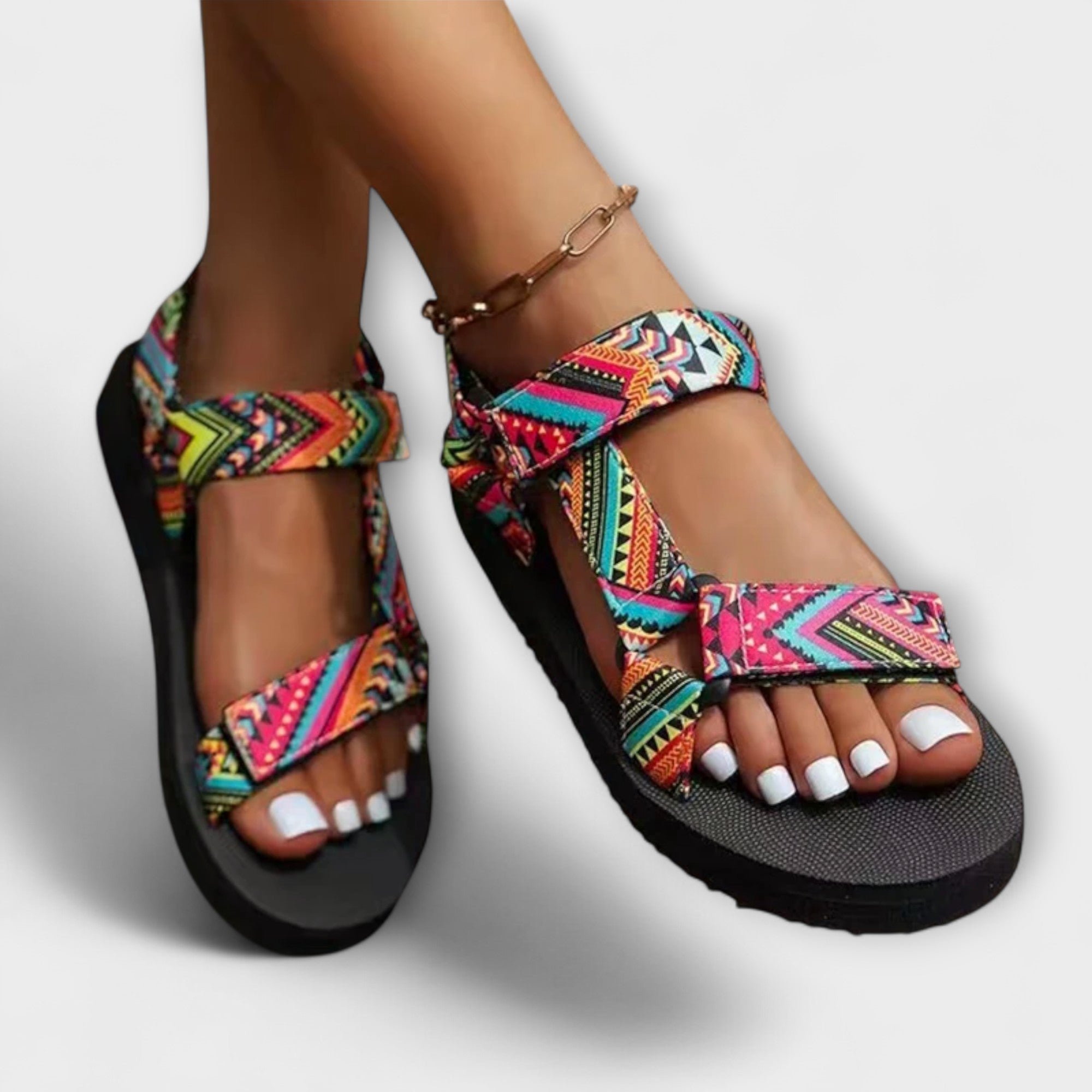 Nora™ |Letné ploché dámske sandále z konopného lana