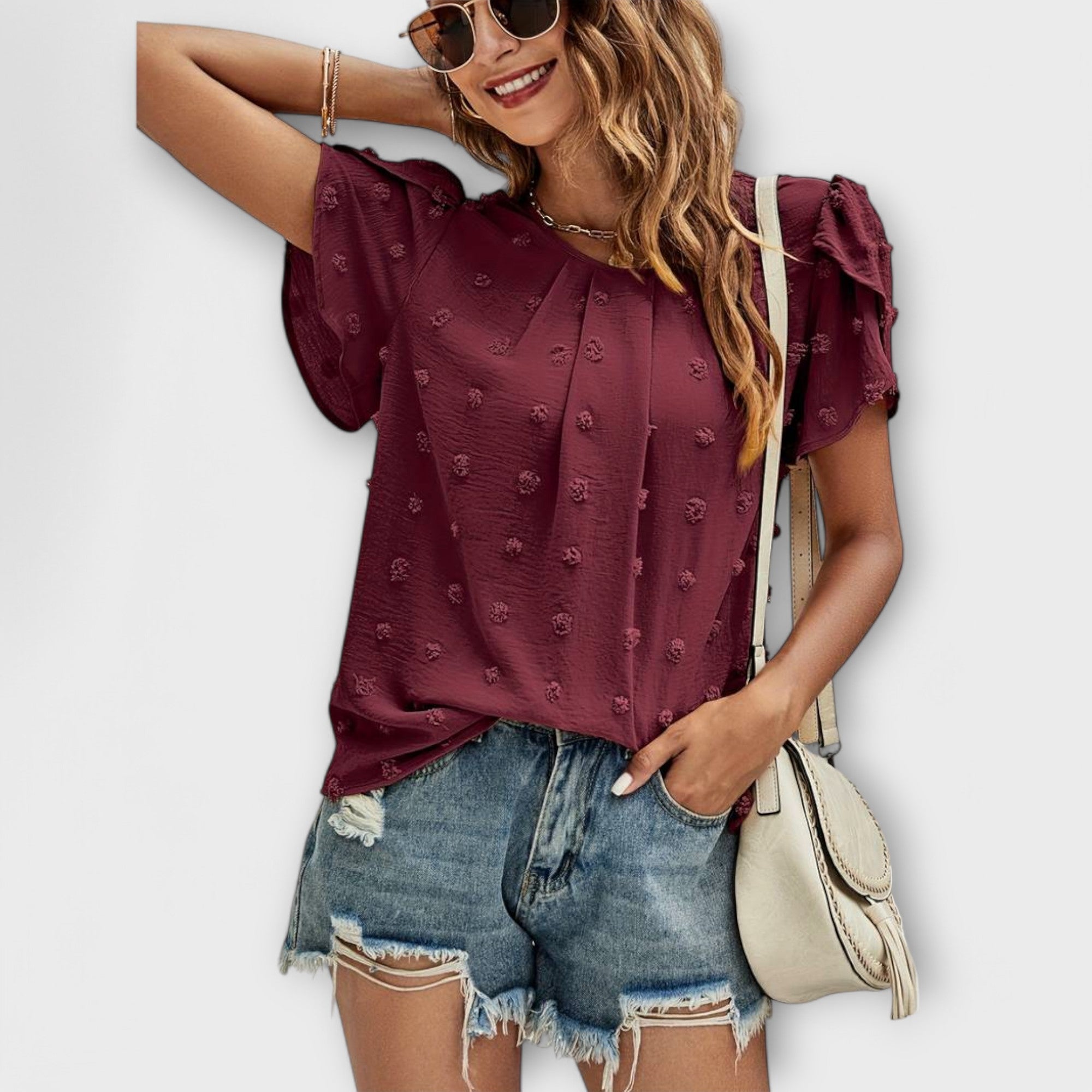 Charlotte™ |Dokonalá blúzka s bodkami