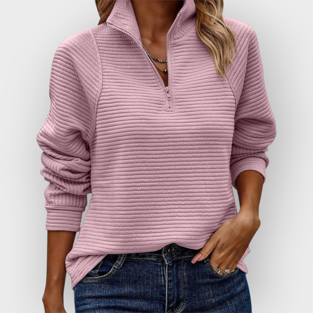 Vilja ™ | Pulóver s polovičným zipsom